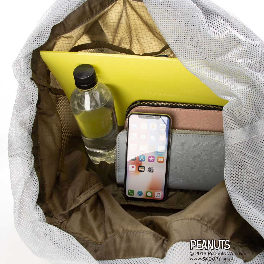 ルートート ROOTOTE SNOOPY スヌーピー 大容量 エコバッグ 折りたたみ可能 軽量 よこ型 IP グランデ トランシェ Peanuts 6S 8201