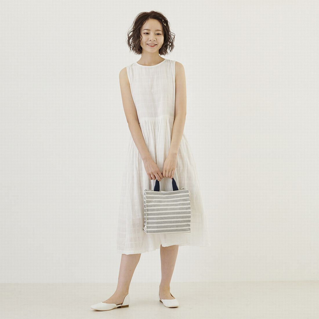 ルートート ROOTOTE ショルダー付 サブバッグ コットン トートバッグ NA スクエア2way テンジク B 1413