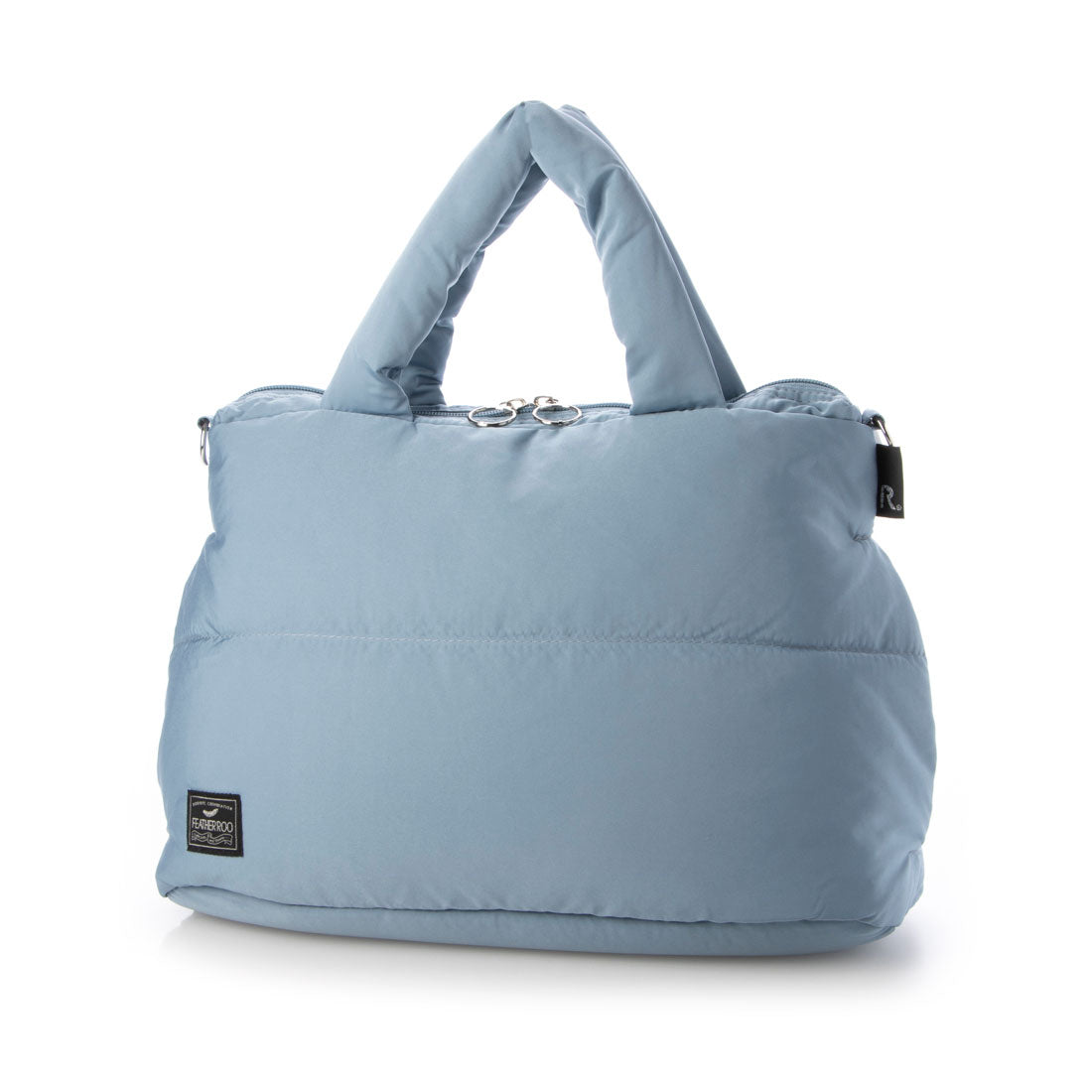 ルートート ROOTOTE レディース フェザー ダウン 入り 小さめ トートバッグ LT フェザールー デリ デリ カラー B 1470 （マットブルーグレー） マットブルーグレー