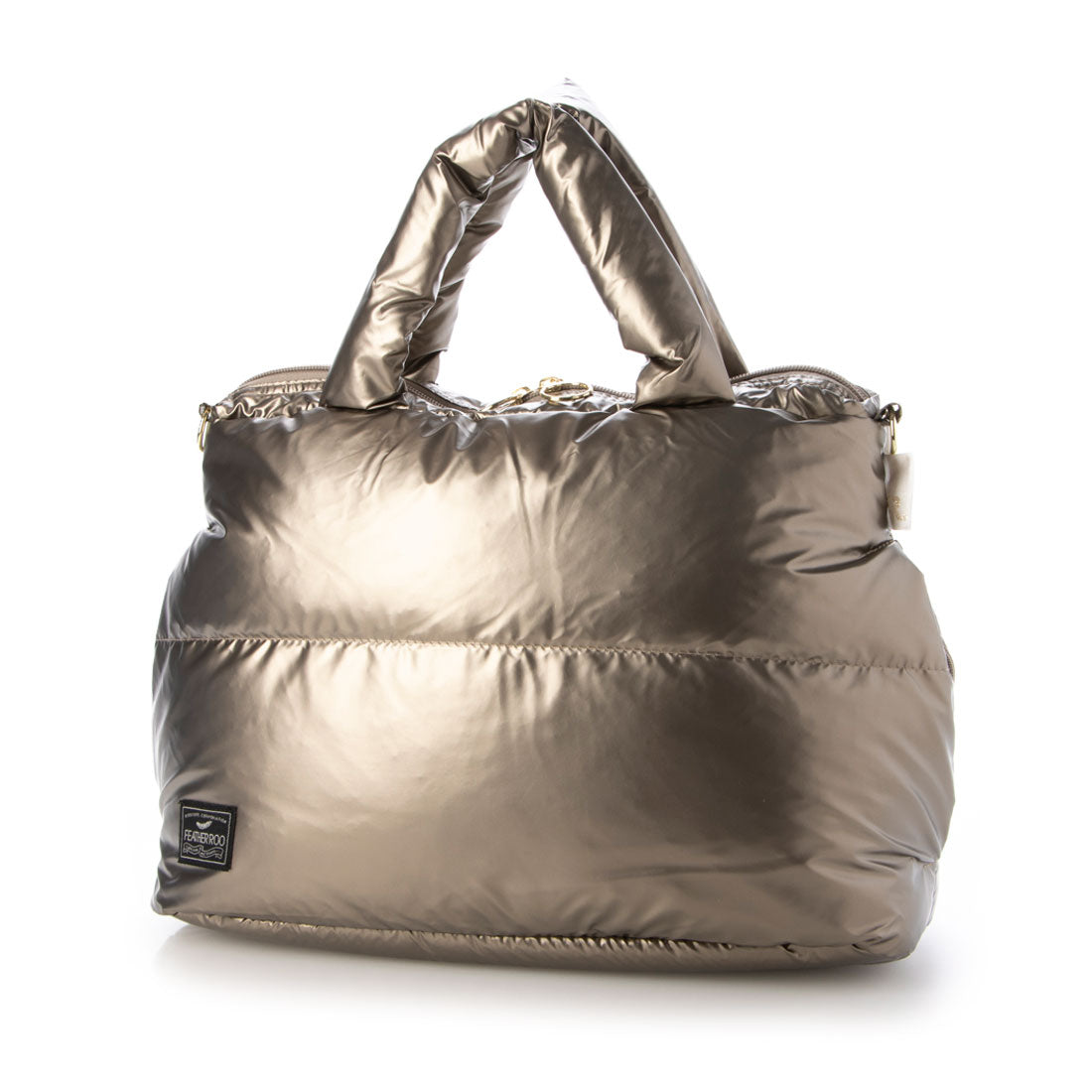 ルートート ROOTOTE レディース フェザー ダウン 入り 小さめ トートバッグ LT フェザールー デリ デリ カラー B 1470 （ダークゴールド） ダークゴールド