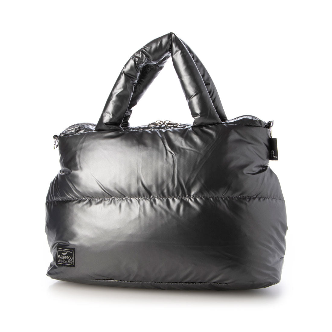 ルートート ROOTOTE レディース フェザー ダウン 入り 小さめ トートバッグ LT フェザールー デリ デリ カラー B 1470 （ダークシルバー） ダークシルバー