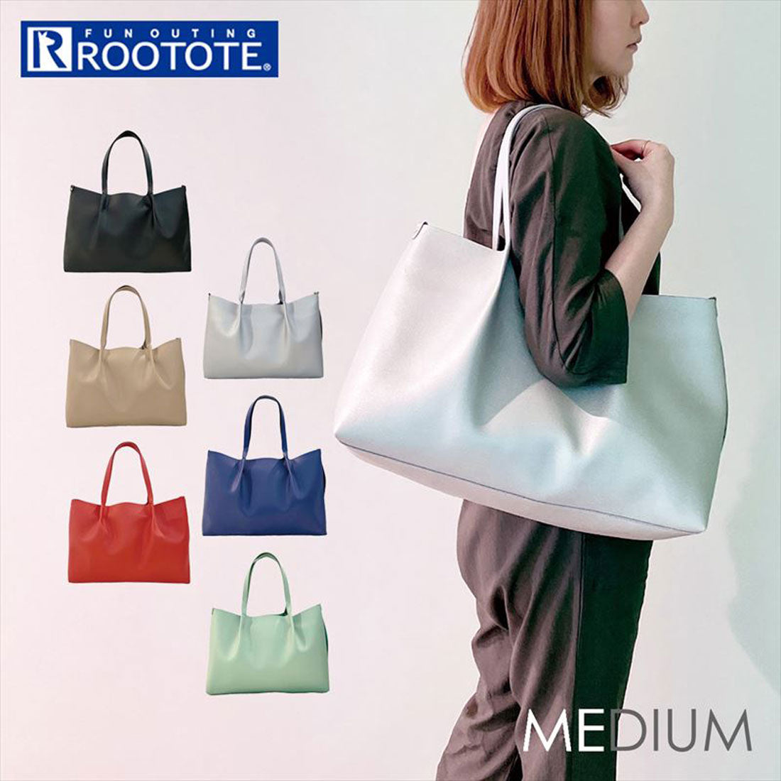 ルートート ROOTOTE LT.MED.レザレットRE （NAVY） NAVY