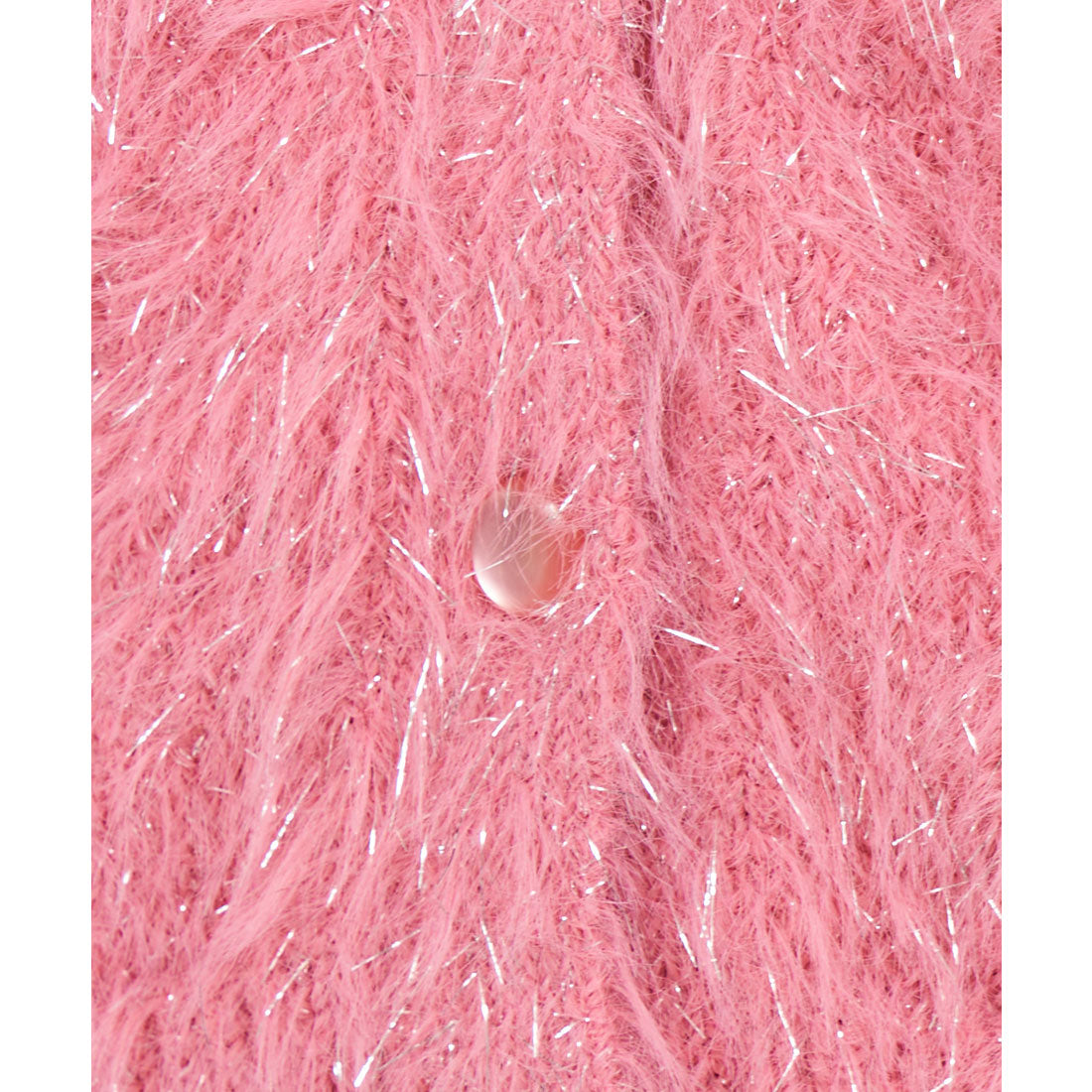 Royal Party 2way Lame Shaggy Knit Cardigan