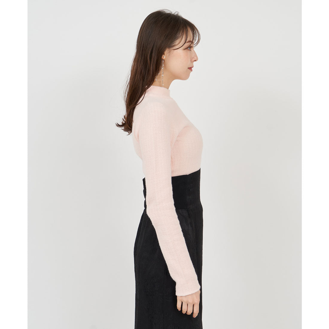 ロイヤルパーティー ROYAL PARTY プチハイミニシャギーニットトップス （グリーン） グリーン