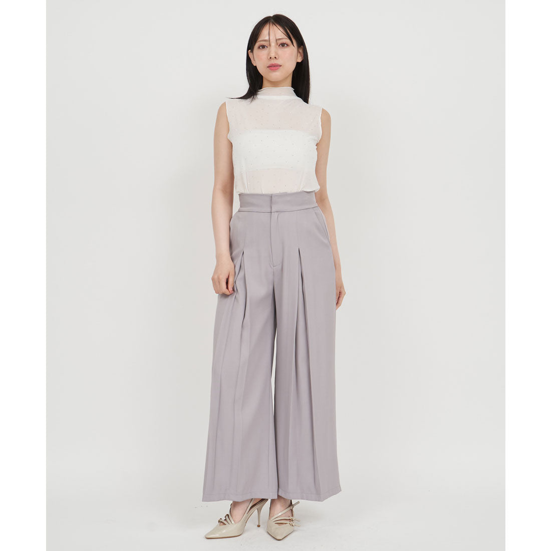 ロイヤルパーティ snidel Royal Party Sparkling Shiano Sleeveless Top