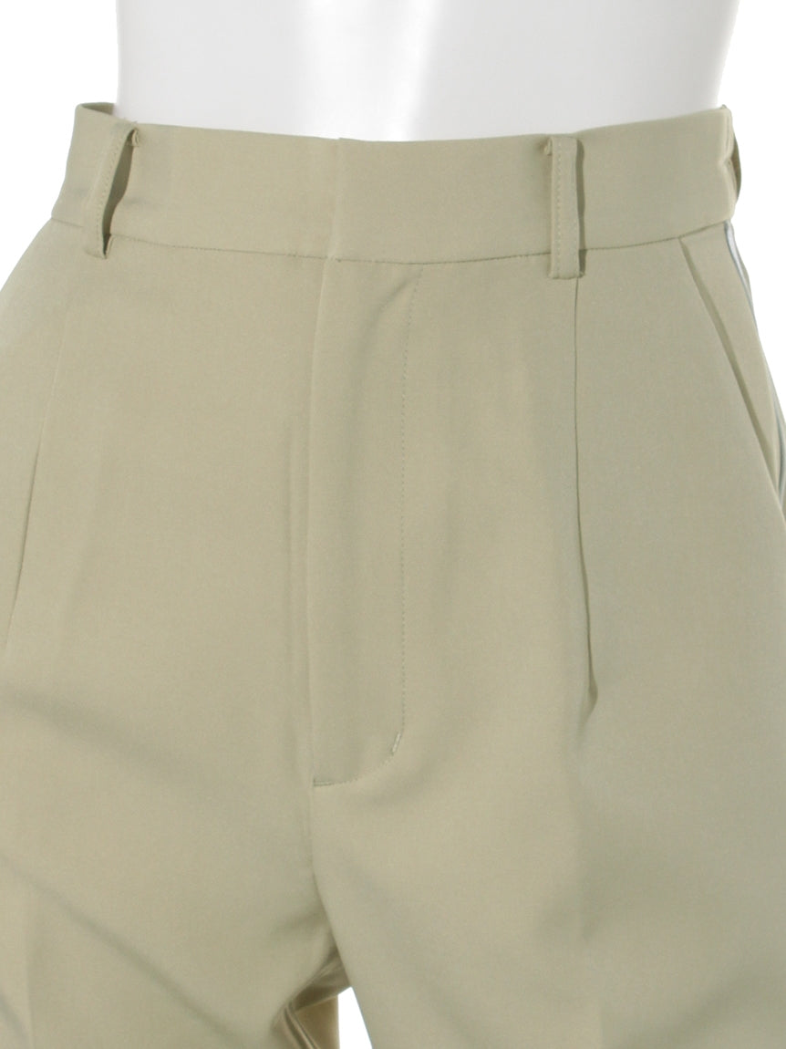 ロイヤルパーティー ROYAL PARTY ライン入りフレアパンツ （キャメル） キャメル