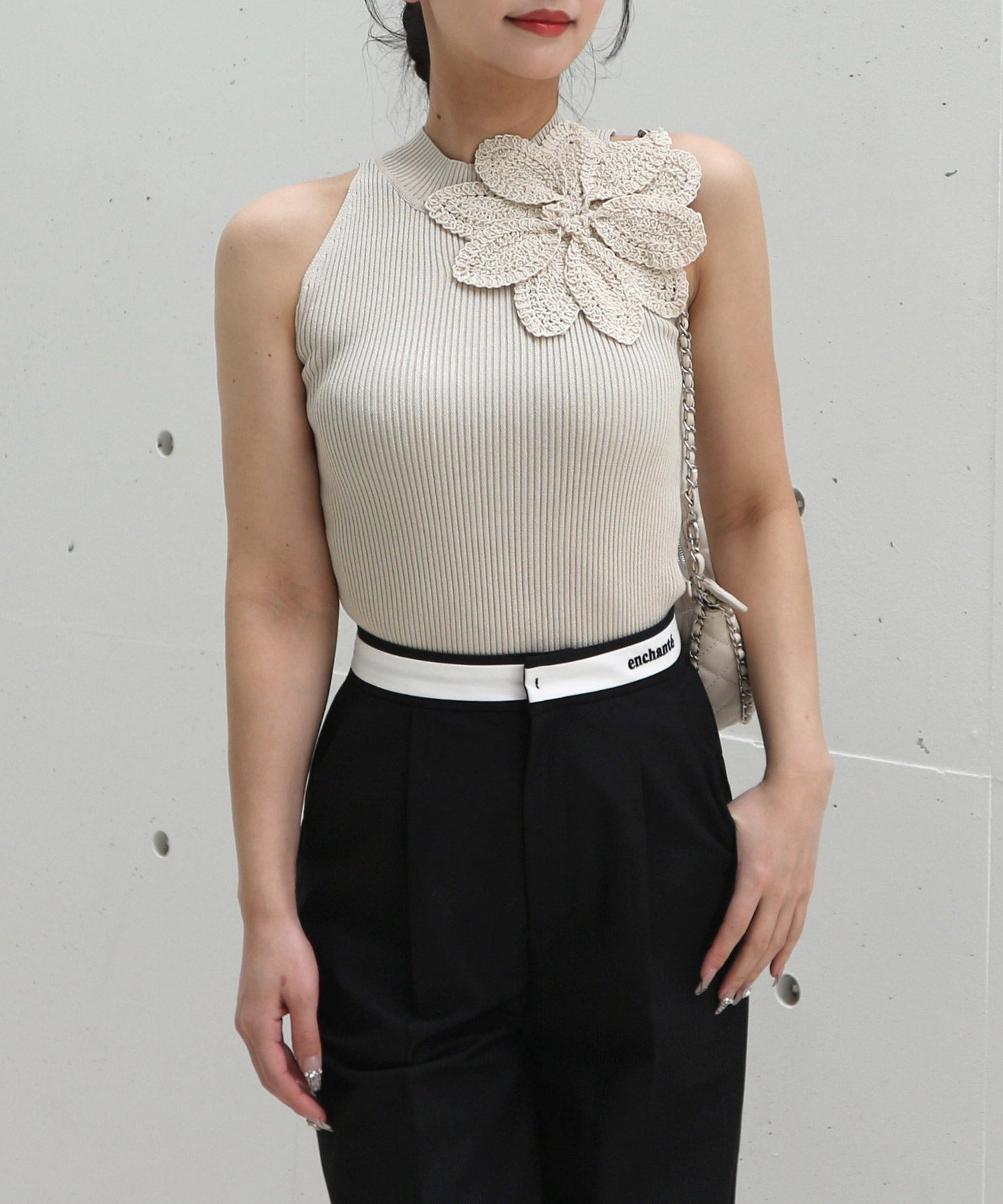 Royal Party Crochet Corsage Amesteri Top