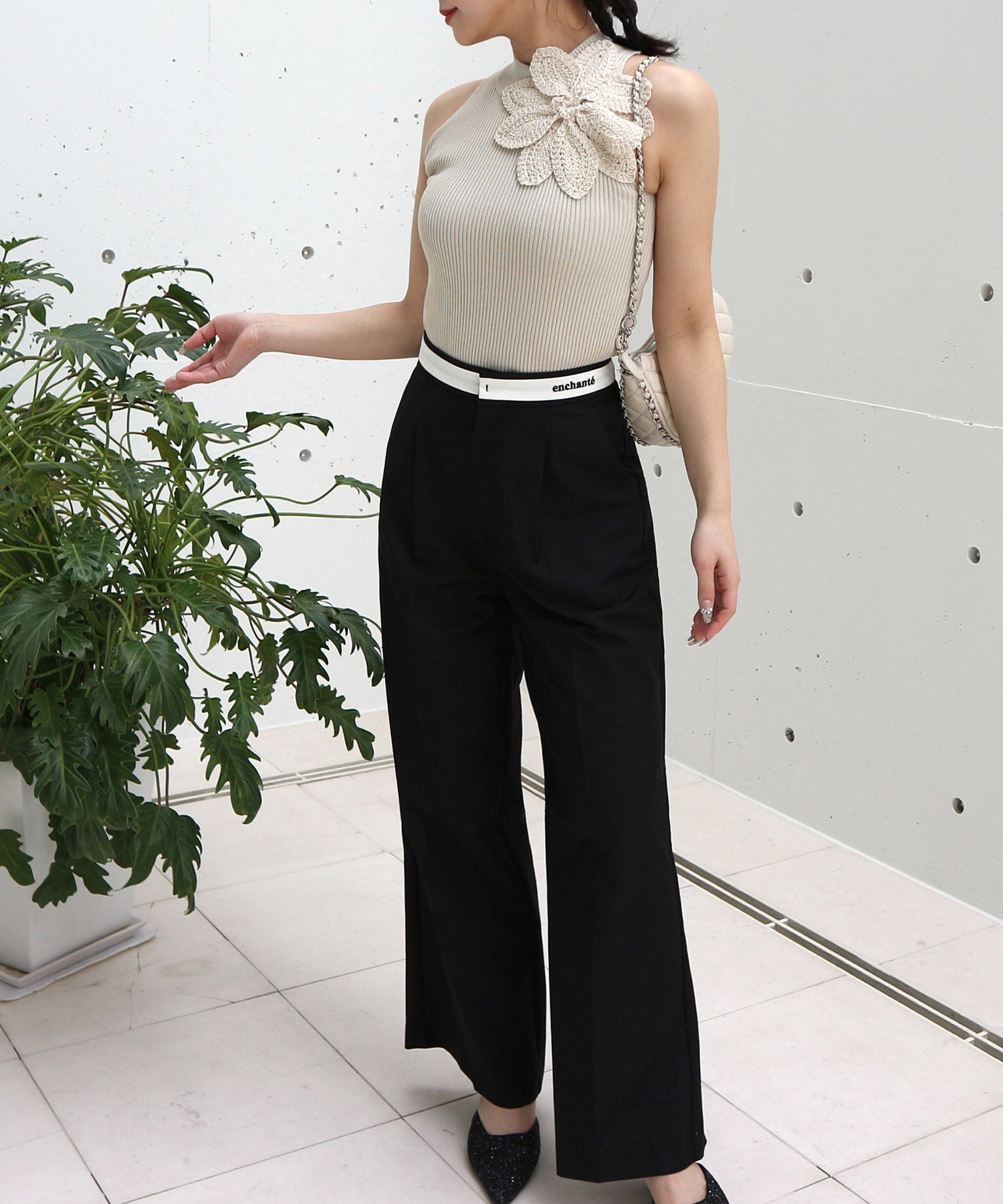 Royal Party Crochet Corsage Amesteri Top