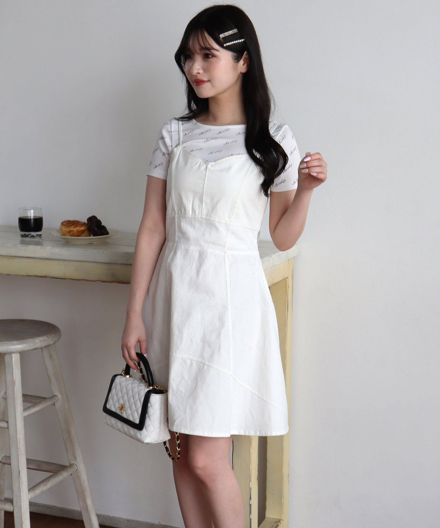 Royal Party Camisole Flare Mini Dress Royal Party Camisole Flare Mini Dress