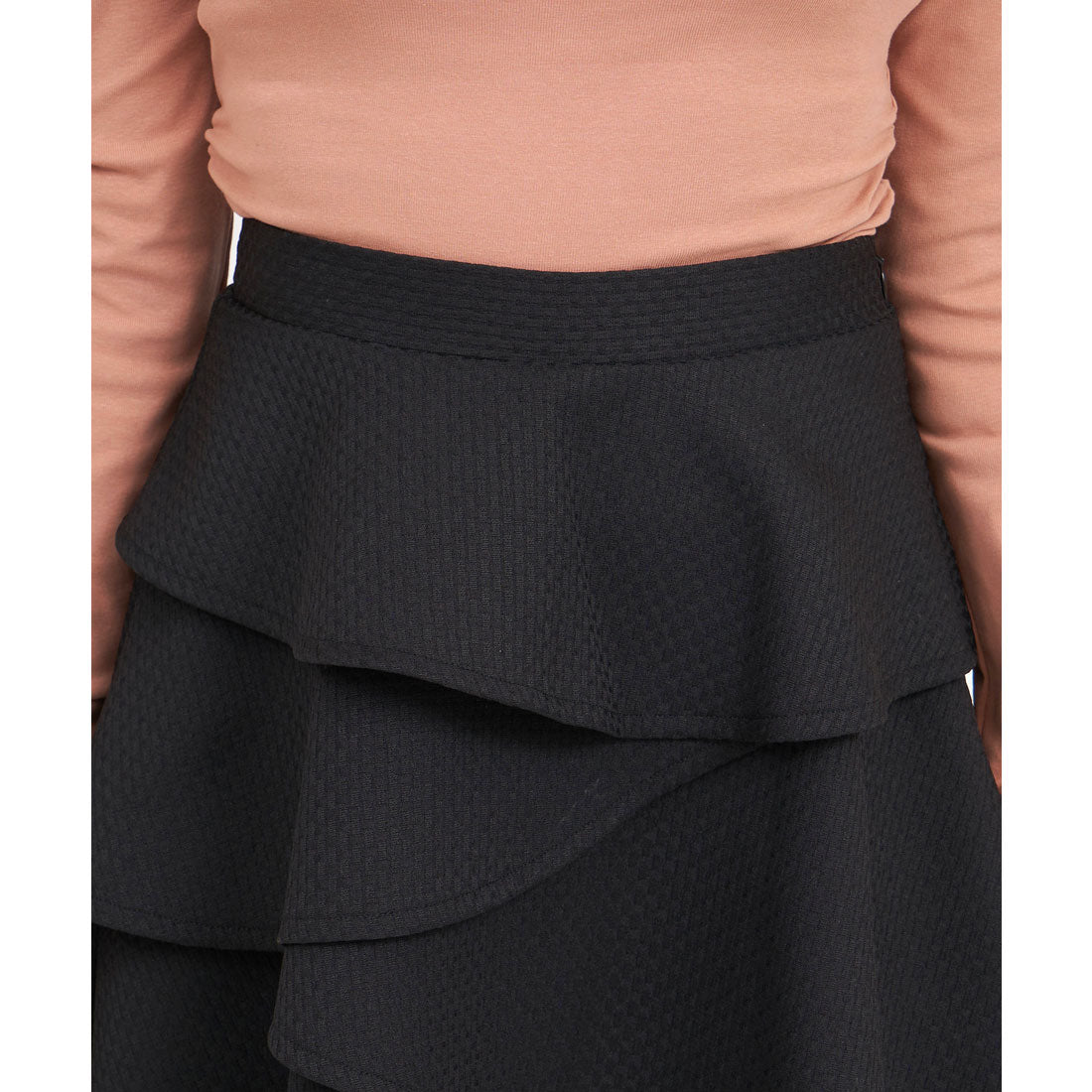 Royal Party Tiered Ruffle Mini Skirt