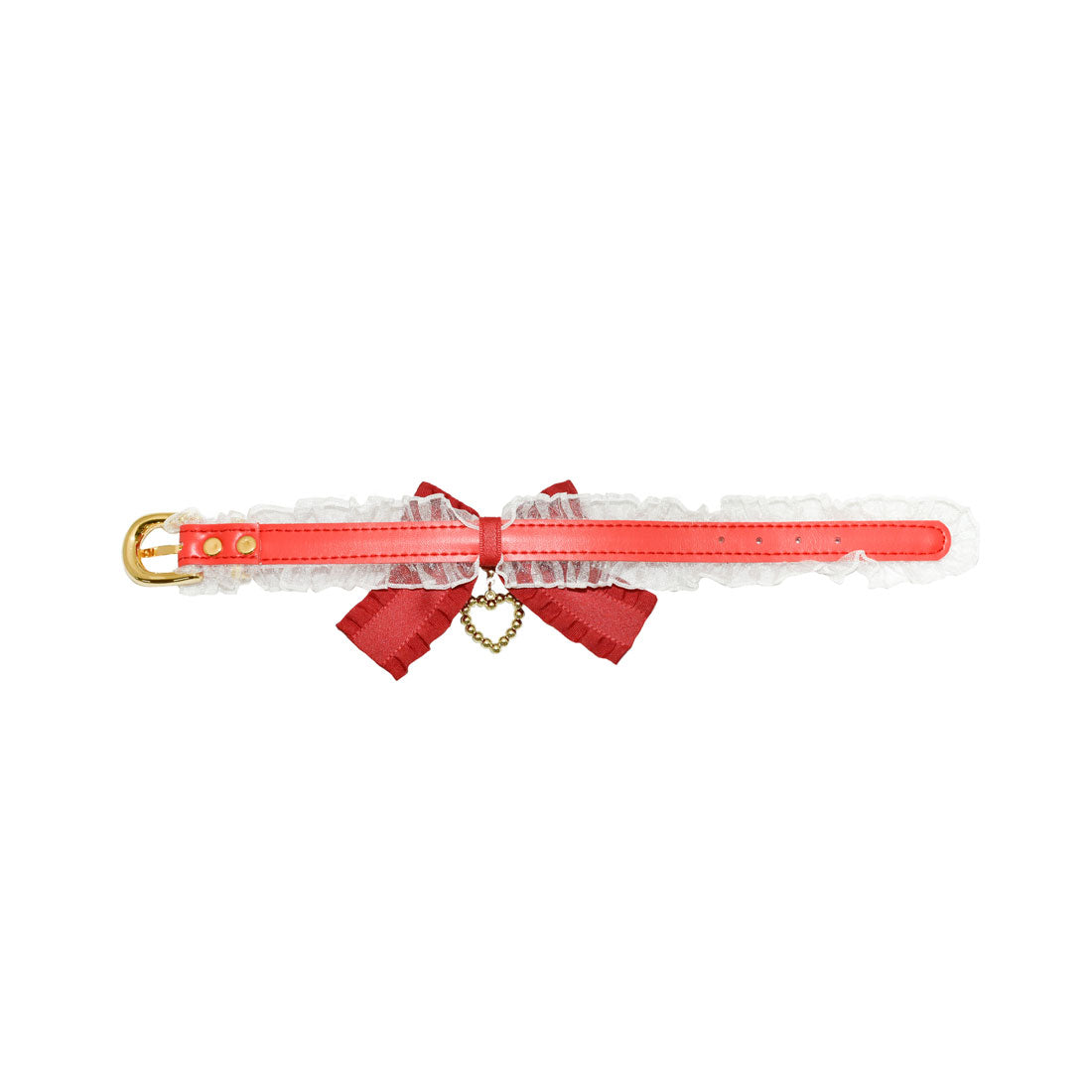 ロジータ ROJITA フリルリボンハートビジュブレスレット