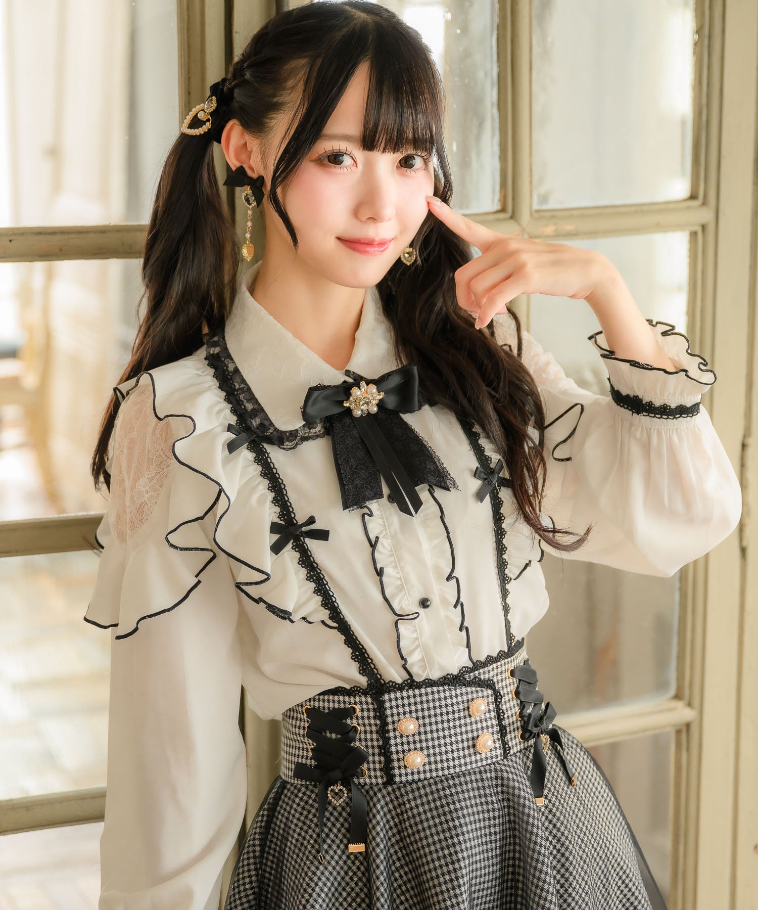 ロジータ ROJITA プチリボンブラウス （ホワイト） ホワイト
