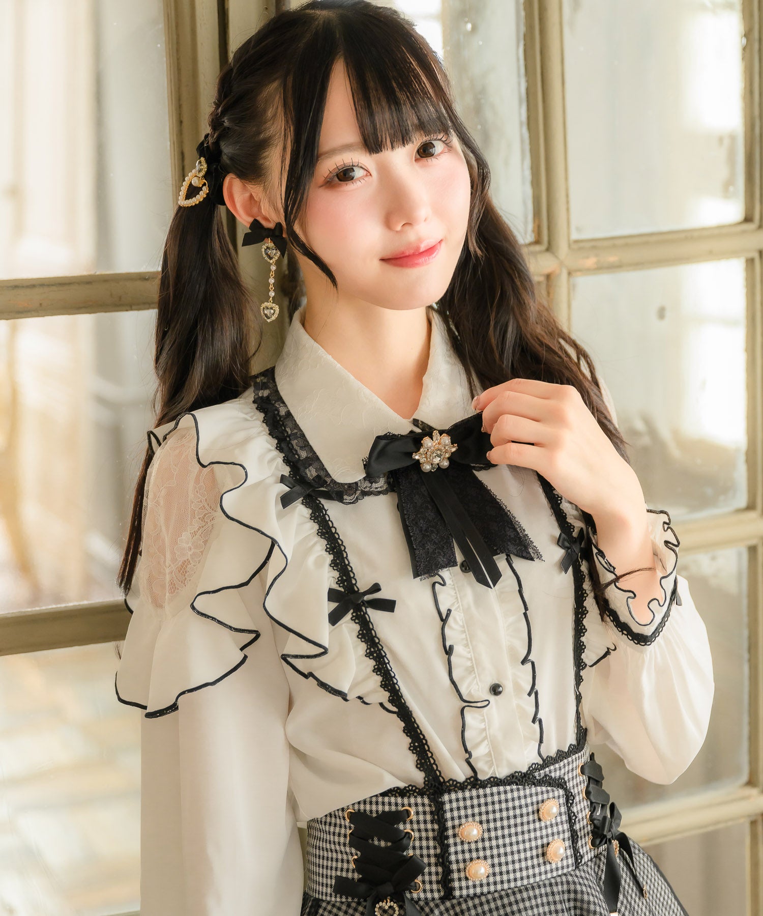 ロジータ ROJITA プチリボンブラウス （ホワイト） ホワイト