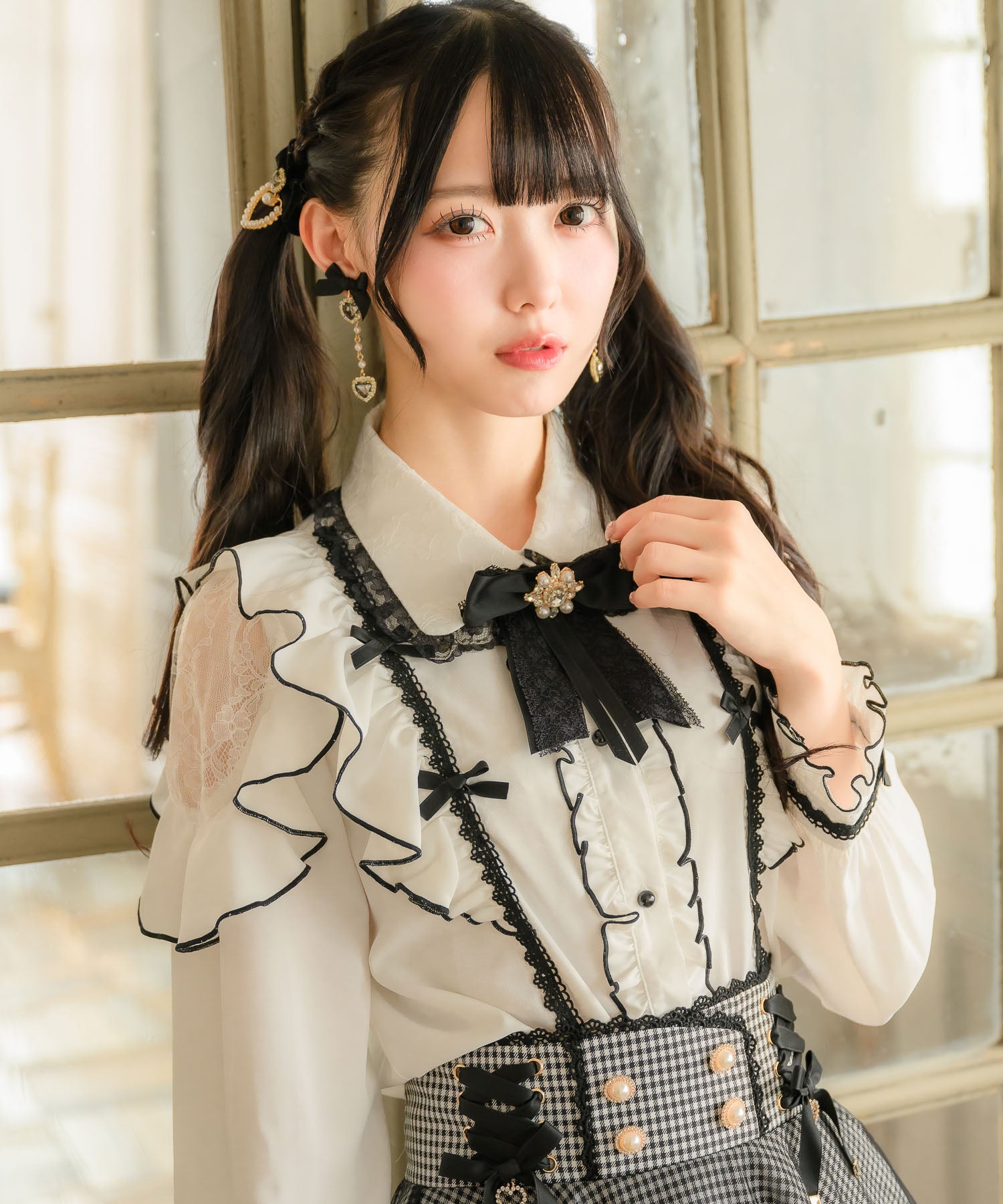 ロジータ ROJITA プチリボンブラウス （ホワイト） ホワイト
