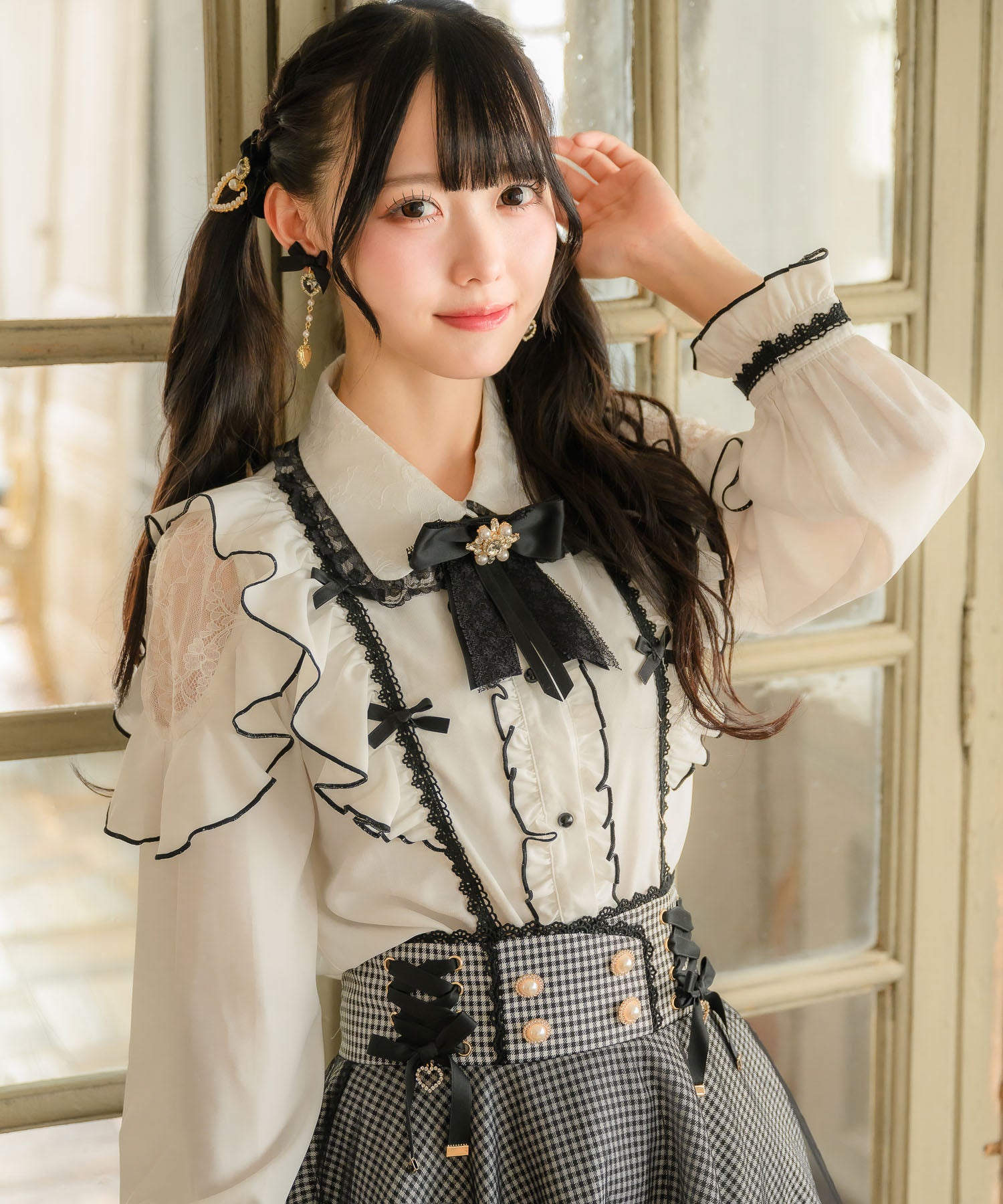 ロジータ ROJITA プチリボンブラウス （ホワイト） ホワイト