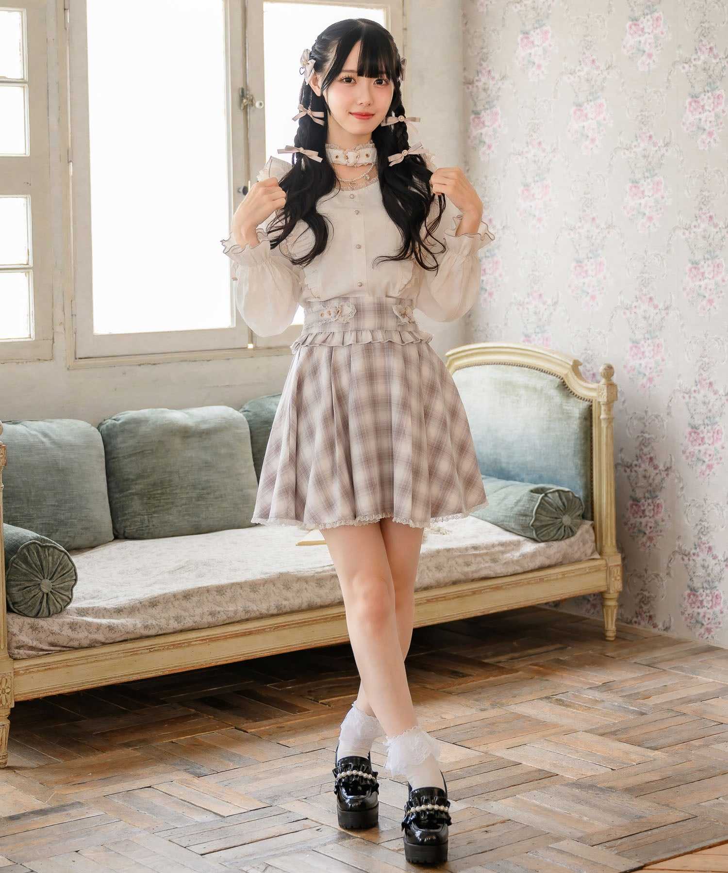ロジータ ROJITA サイドバックルスカート