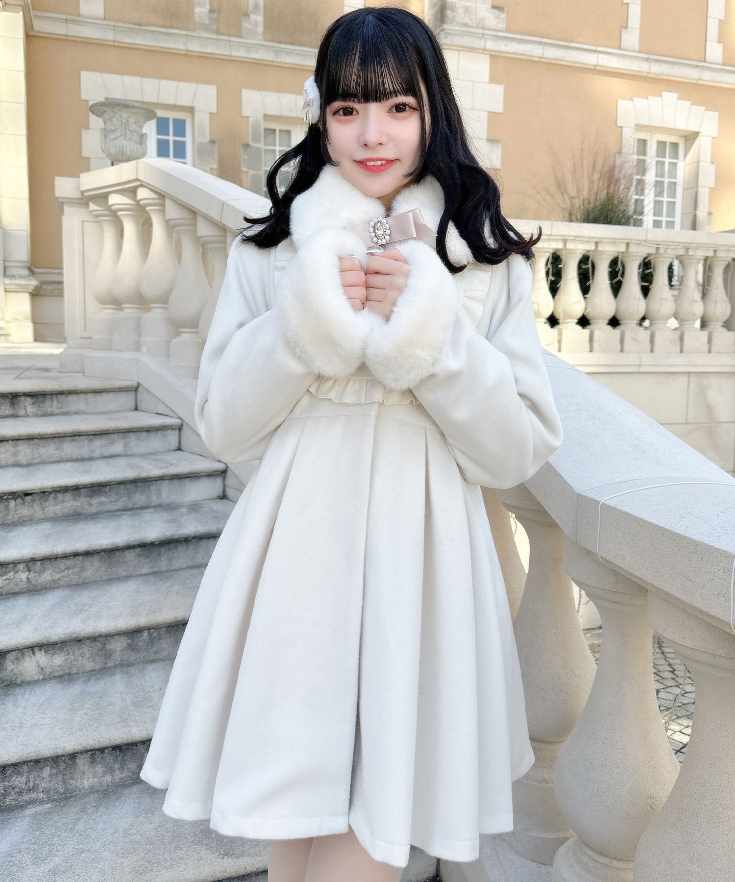 ROJITA ROJITA 別針附多莉外套