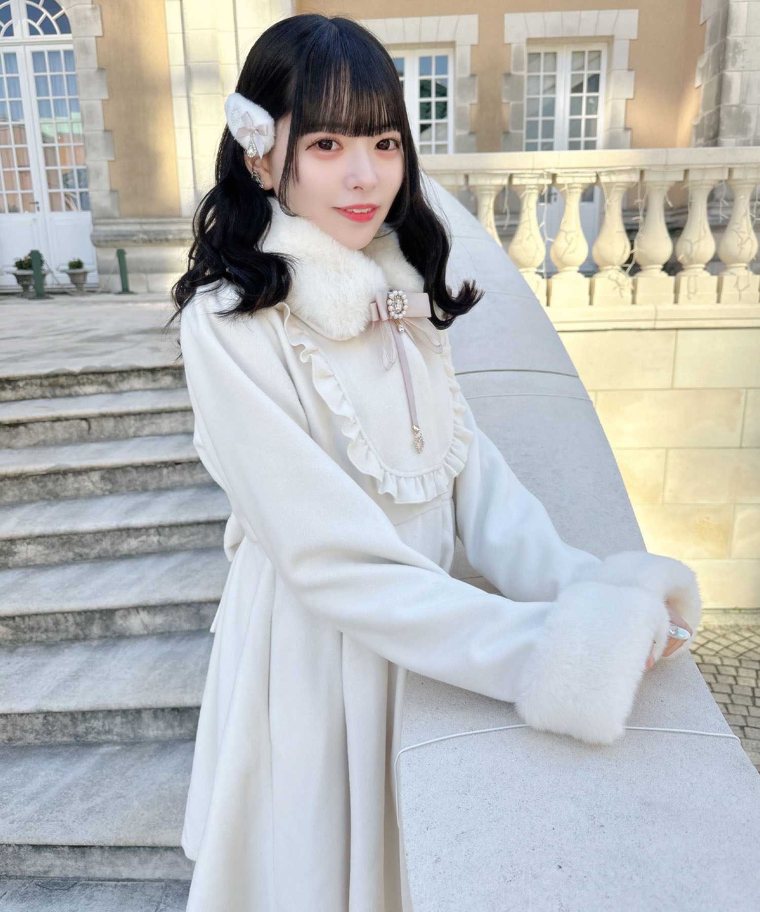 ROJITA ROJITA 別針附多莉外套