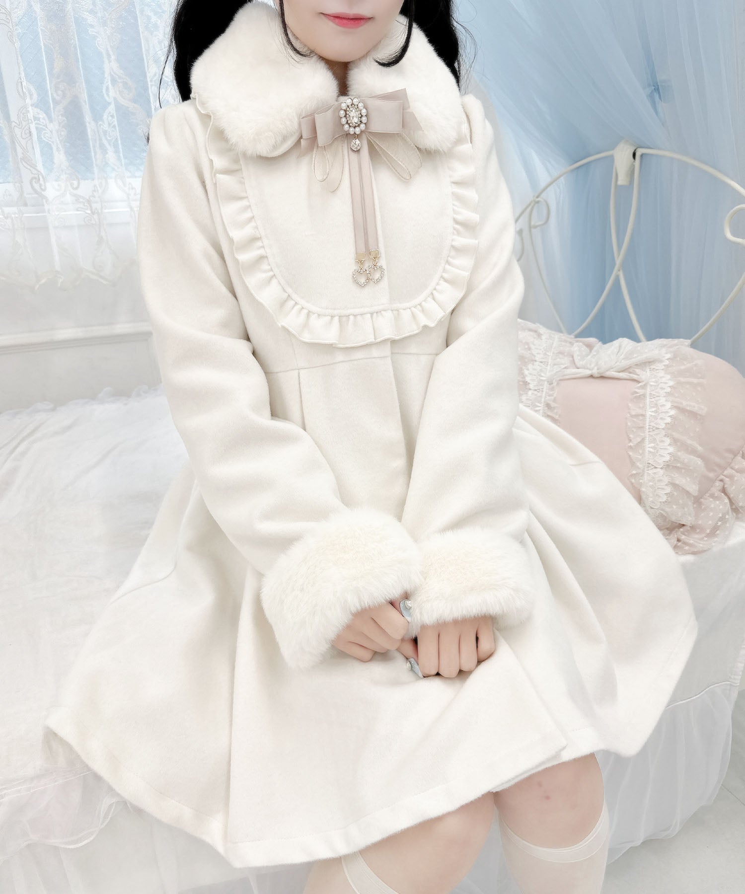 ROJITA ROJITA 別針附多莉外套