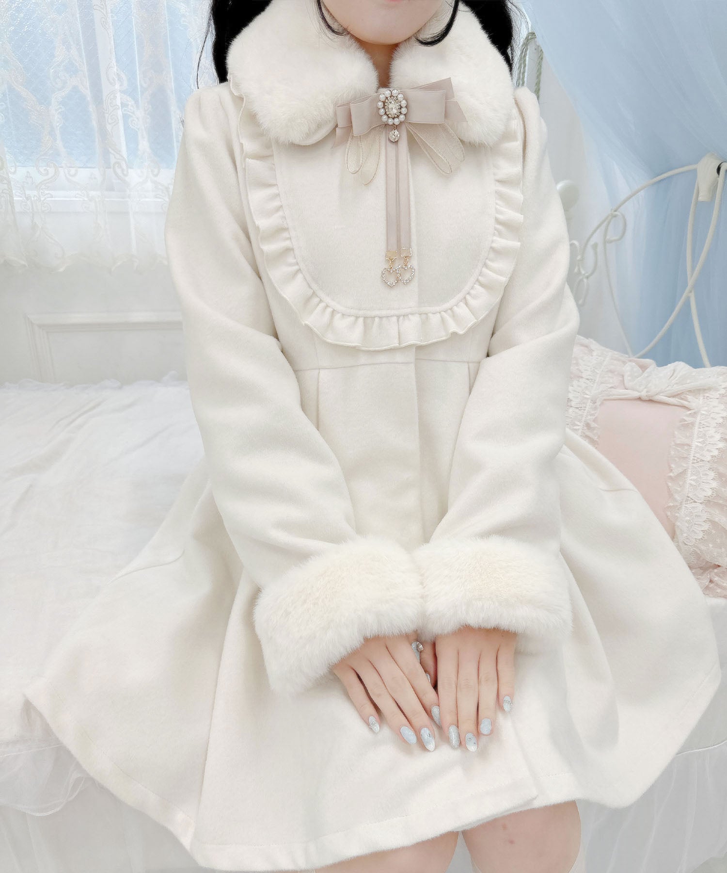 ROJITA ROJITA 別針附多莉外套