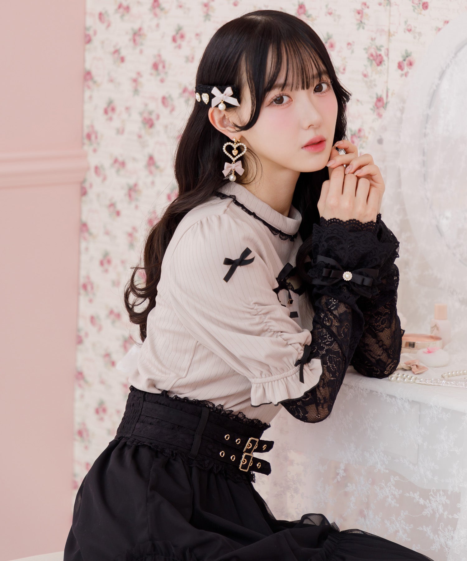 ROJITA ROJITA 露肩蝴蝶結針織上衣