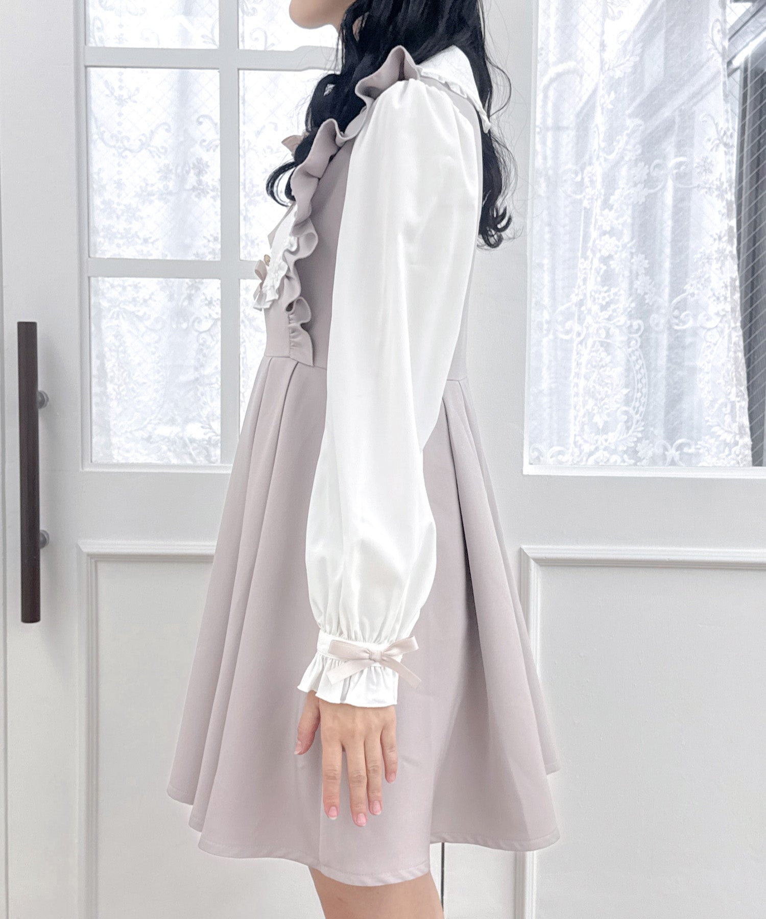 ロジータ ROJITA ヨークフリルデザインワンピース （ピンク） ピンク