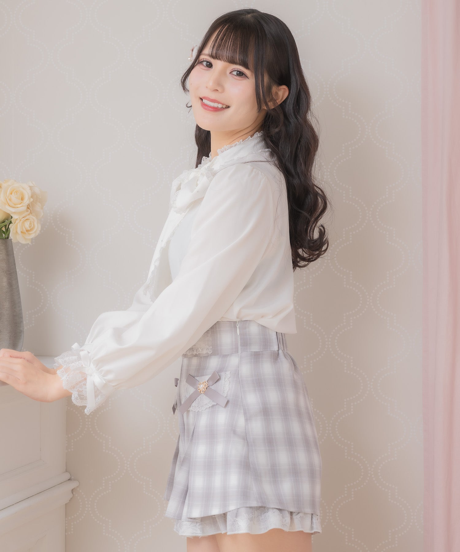 ロジータ ROJITA フラップリボンショートパンツ （グレー） グレー