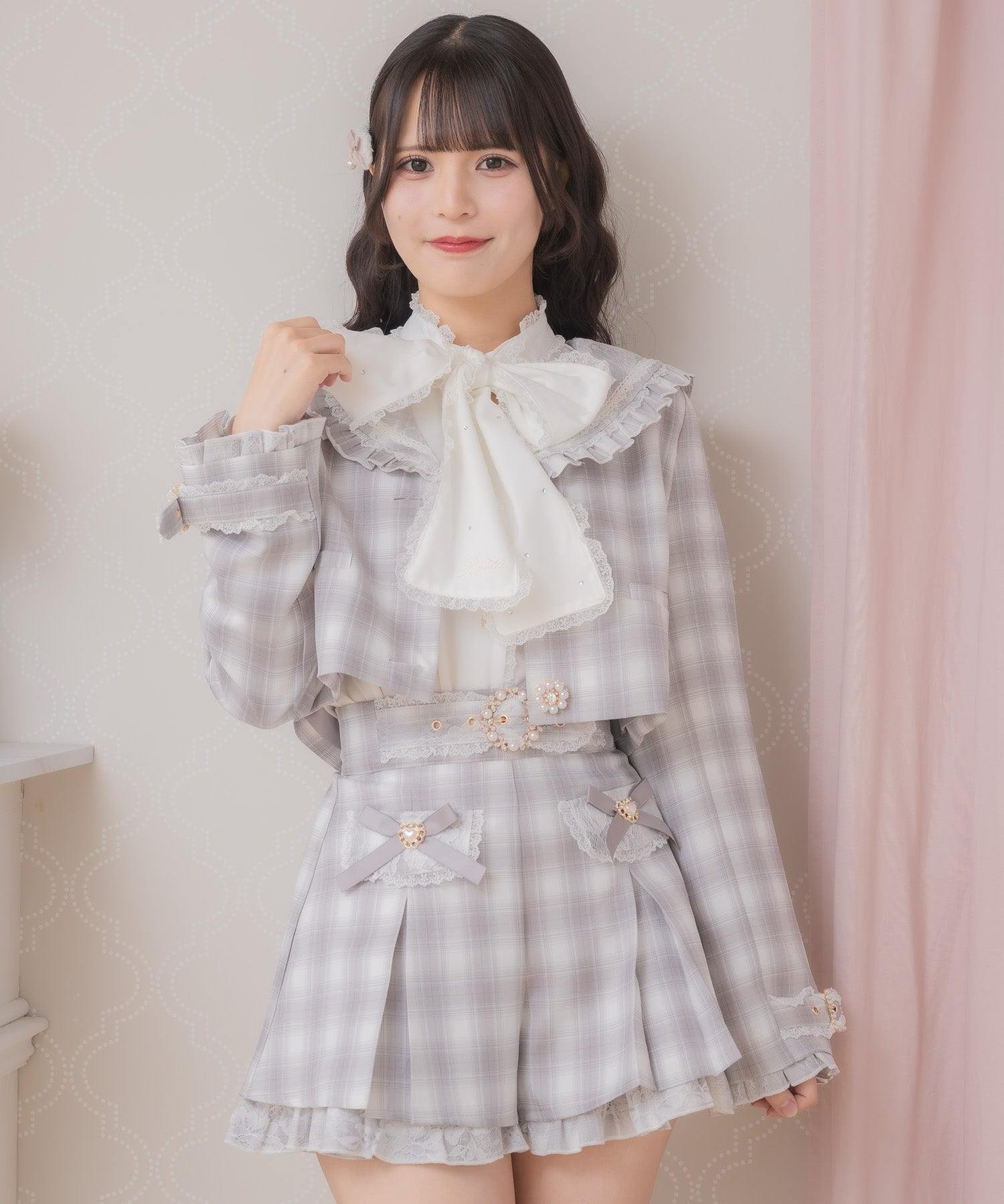 ロジータ ROJITA フラップリボンショートパンツ （グレー） グレー