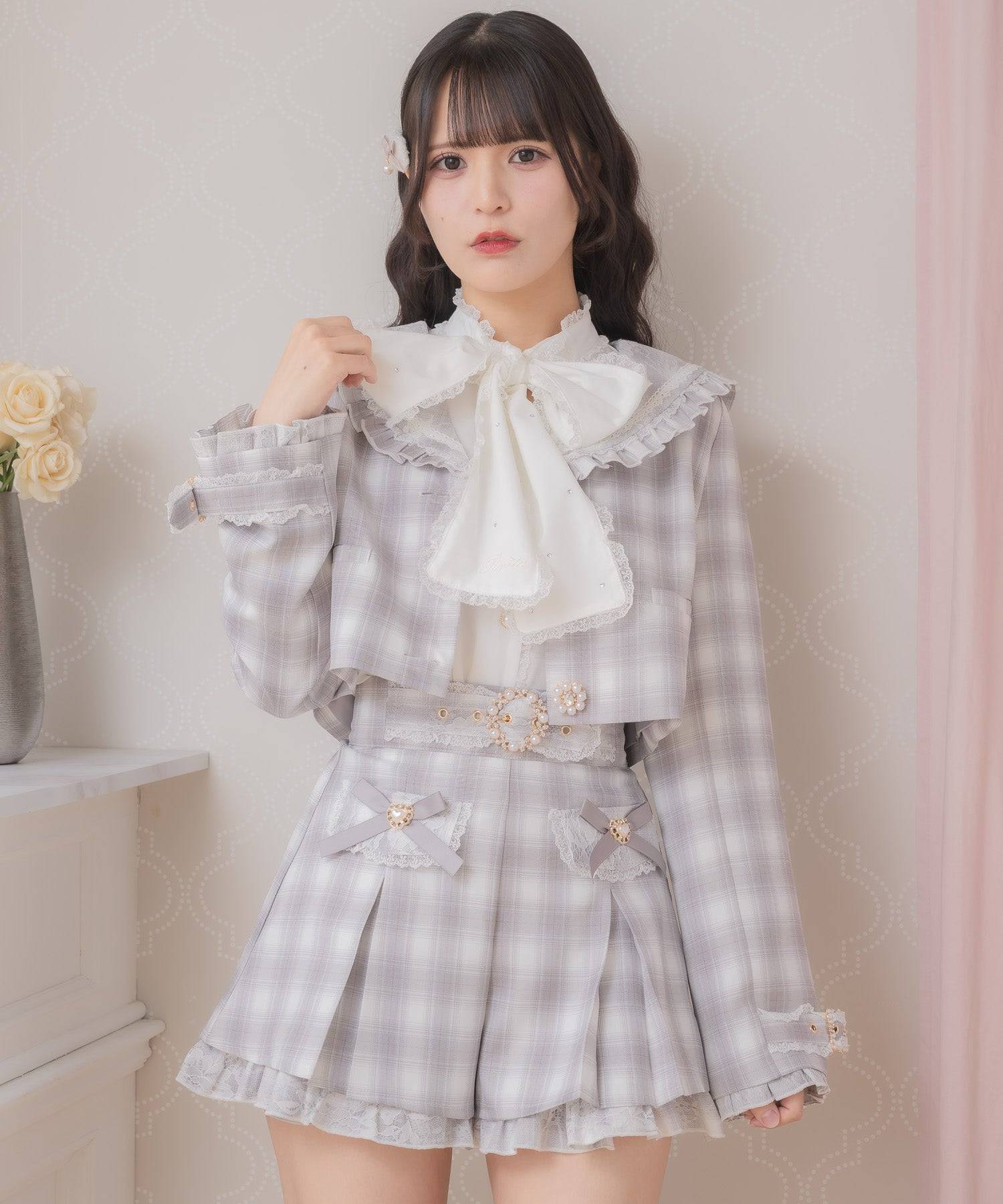 ロジータ ROJITA フラップリボンショートパンツ （グレー） グレー