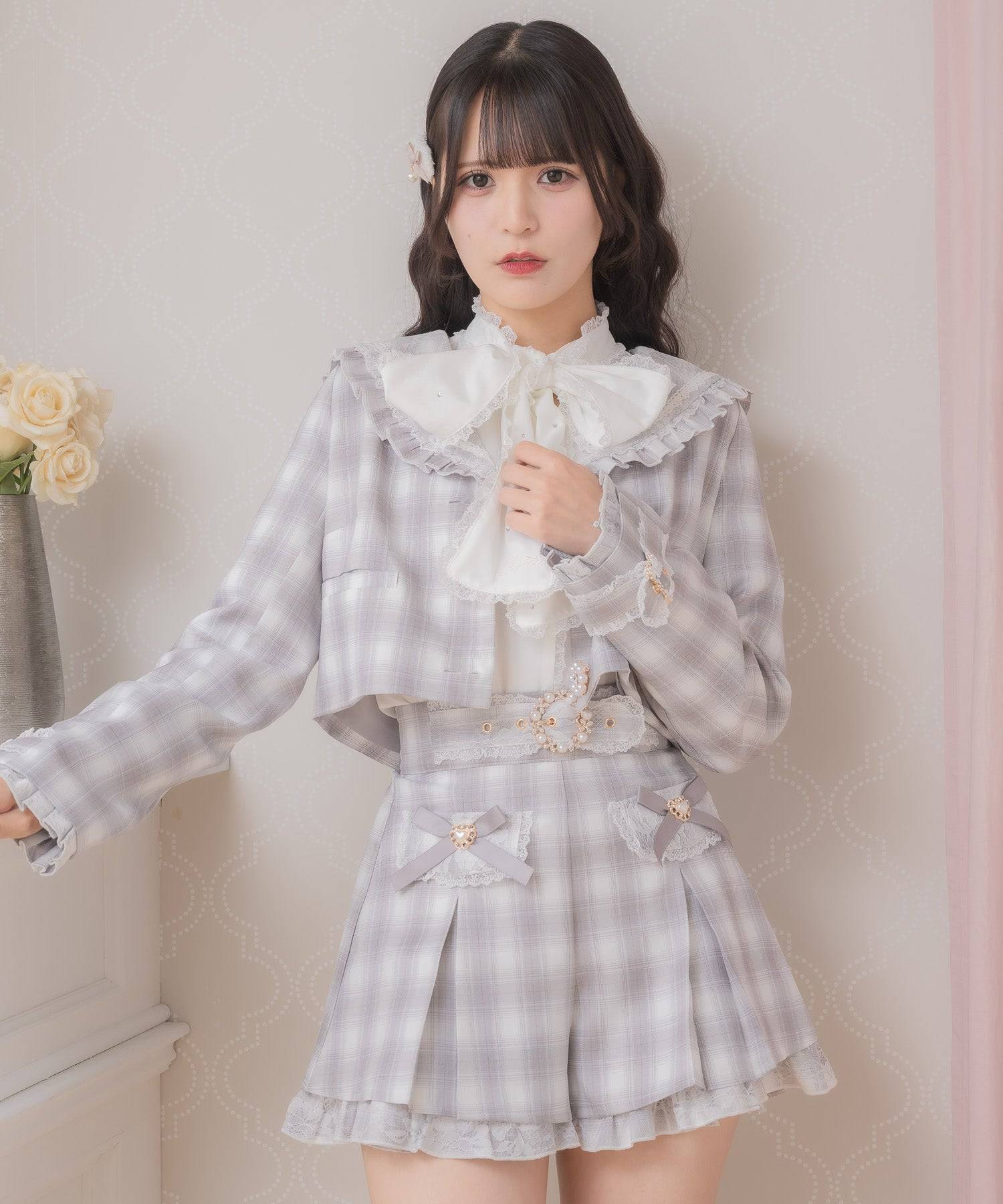 ロジータ ROJITA フラップリボンショートパンツ （グレー） グレー