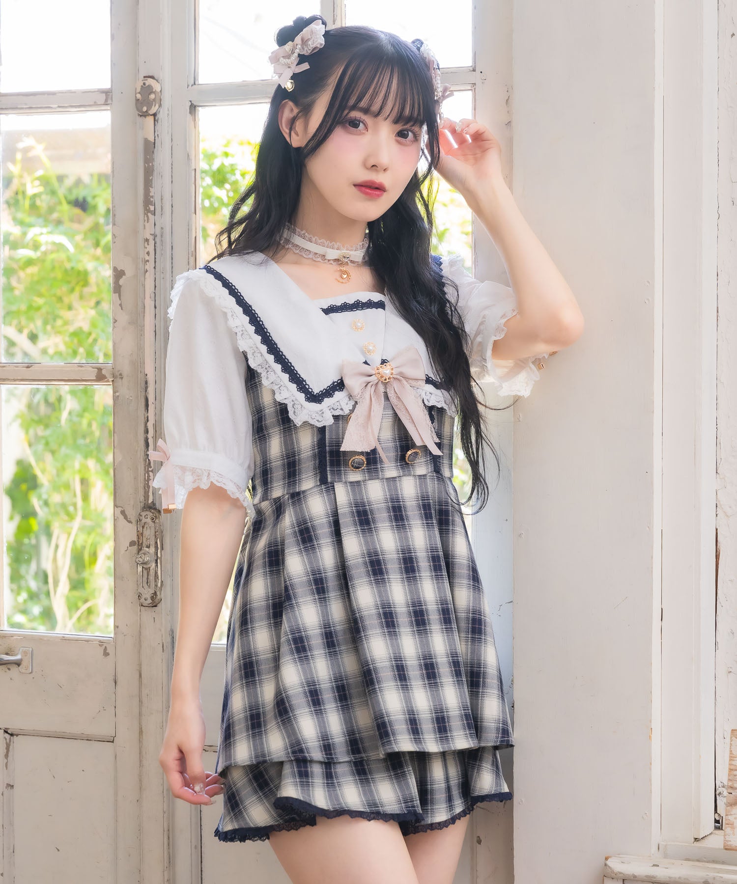 ロジータ ROJITA セーラー衿セットアップ （ネイビー） ネイビー