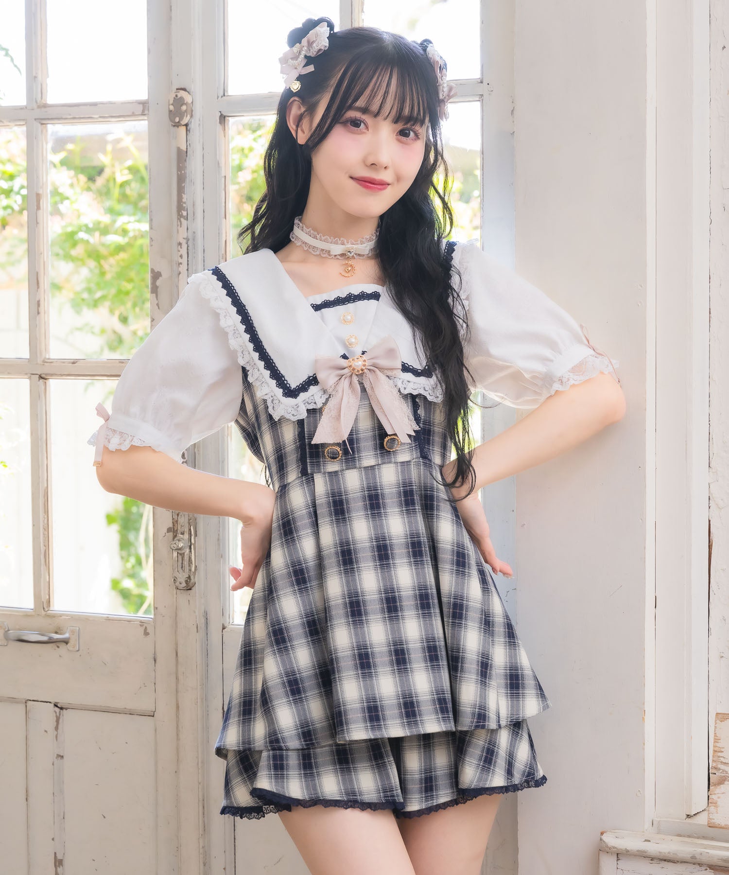 ロジータ ROJITA セーラー衿セットアップ （ネイビー） ネイビー