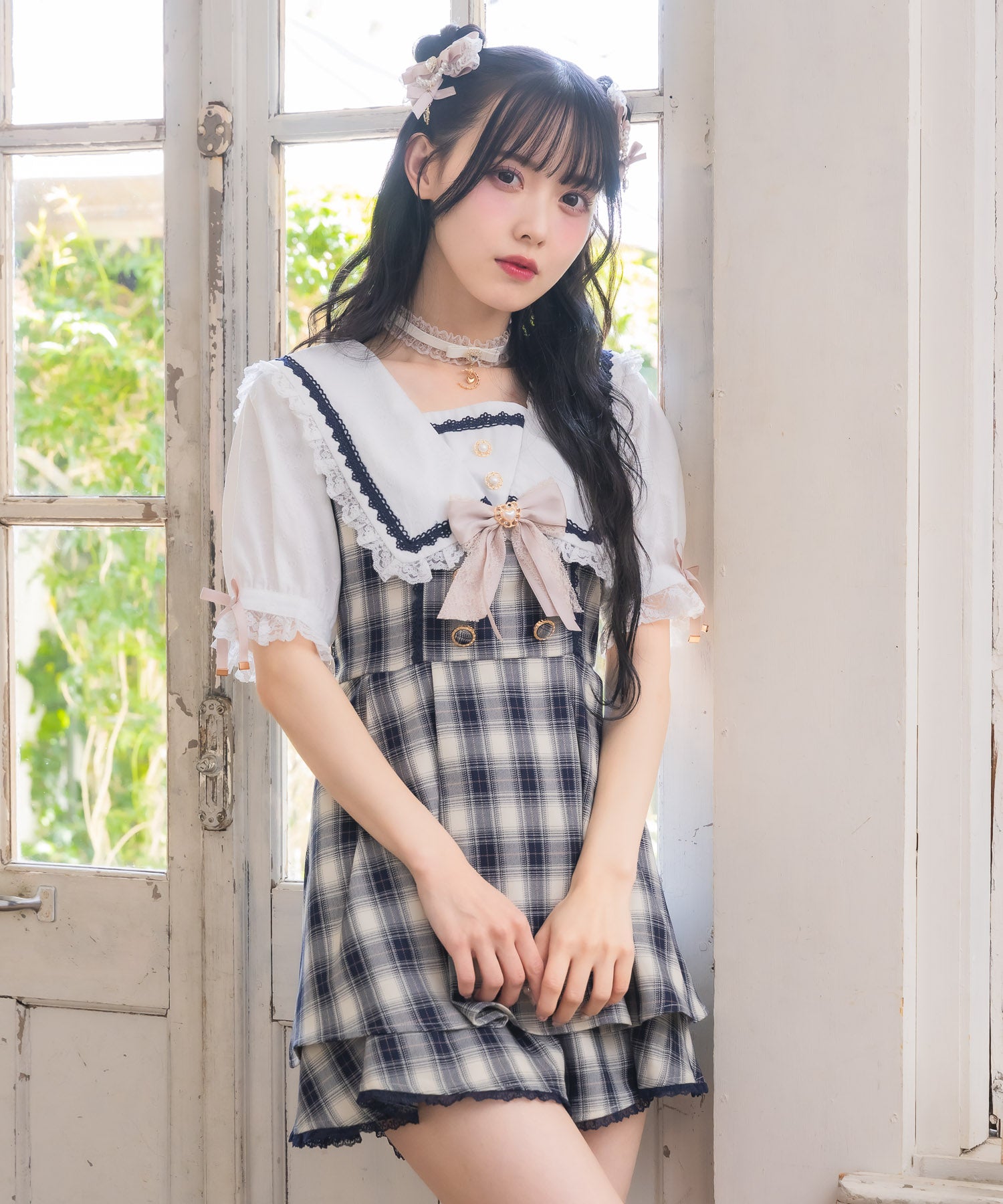 ロジータ ROJITA セーラー衿セットアップ （ネイビー） ネイビー