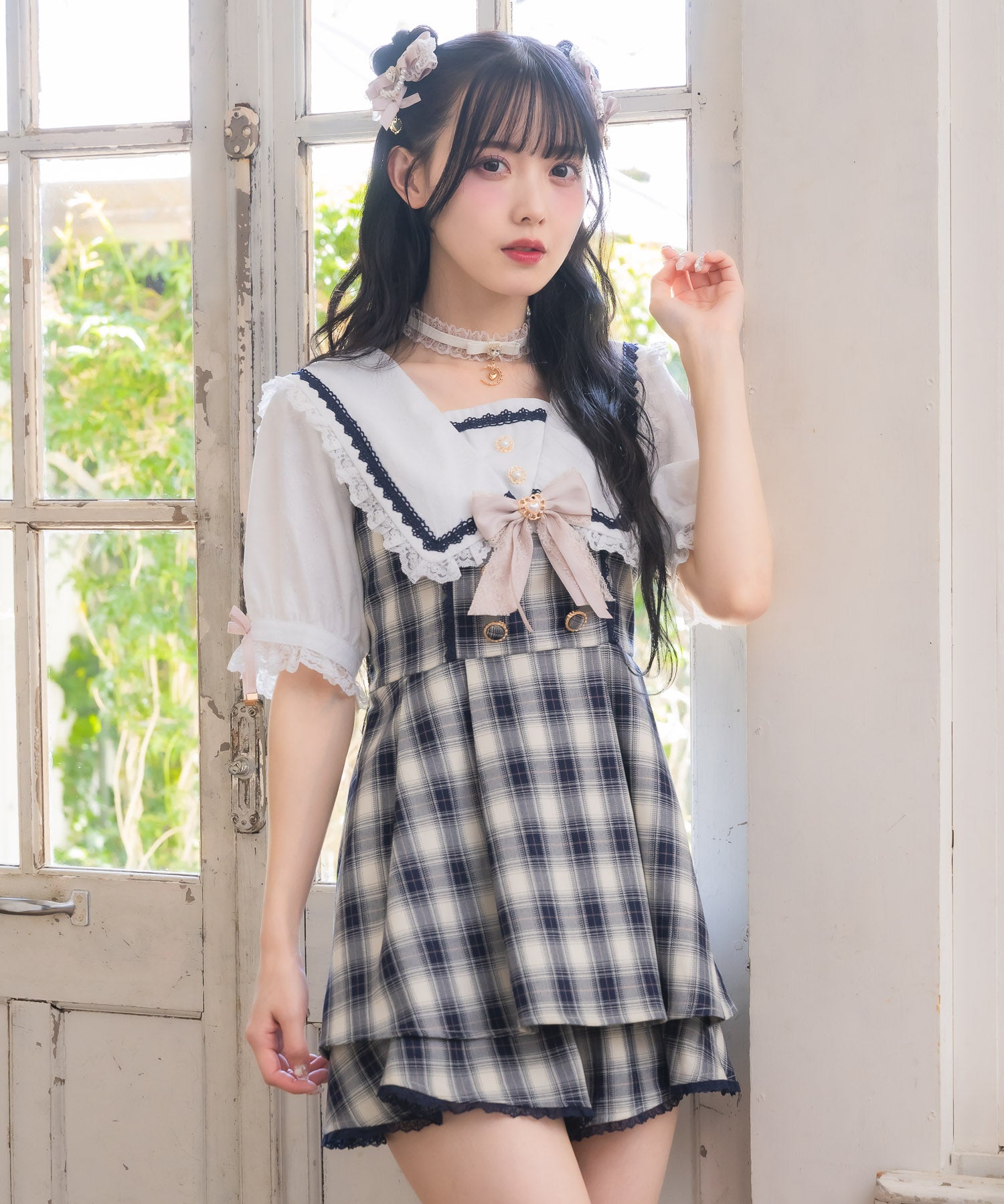 ロジータ ROJITA セーラー衿セットアップ （ネイビー） ネイビー