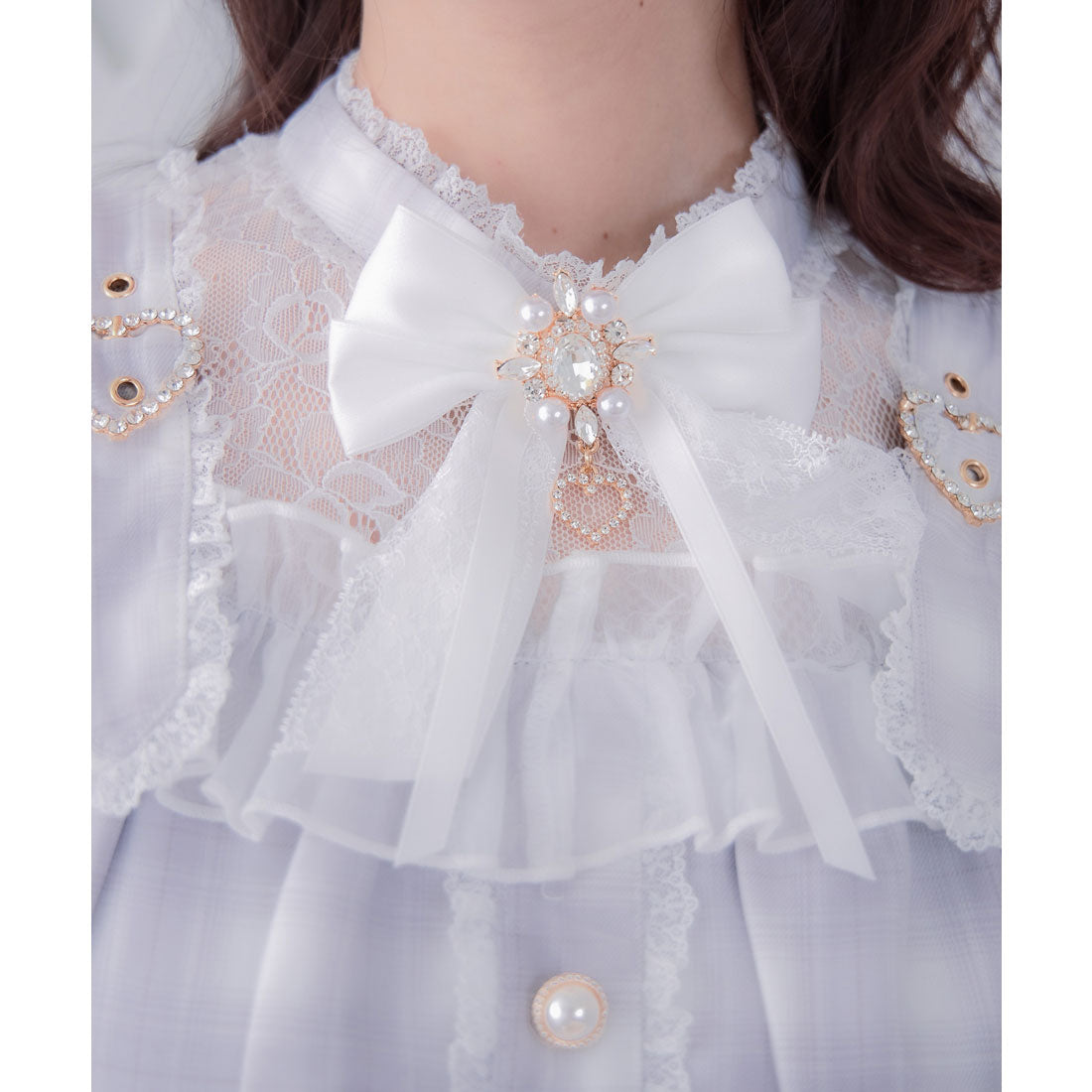 ロジータ ROJITA 肩ベルトデザインドッキングワンピース （ピンク） ピンク