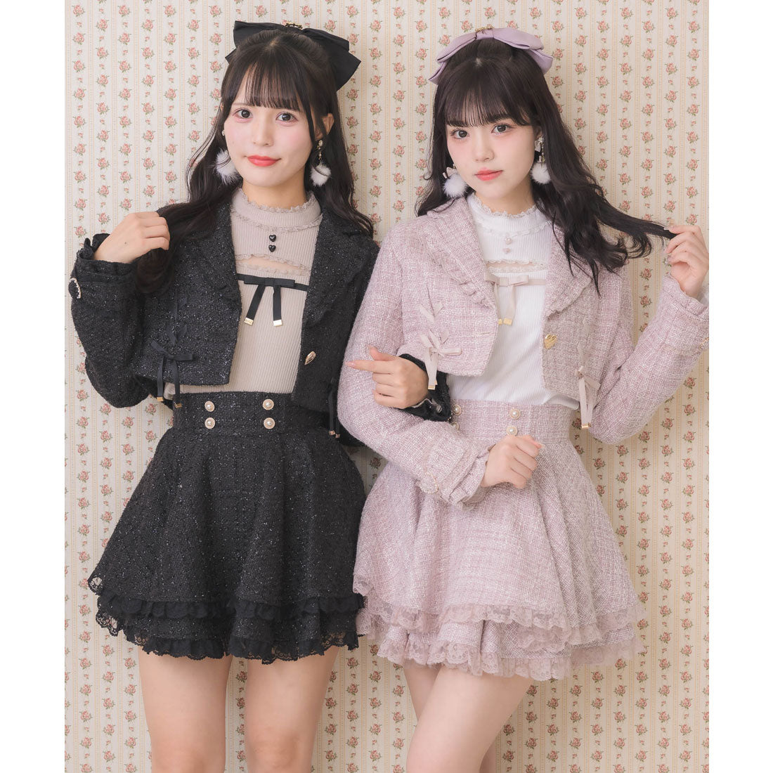 ロジータ ROJITA サイドレースアップショートジャケット （ピンク） ピンク