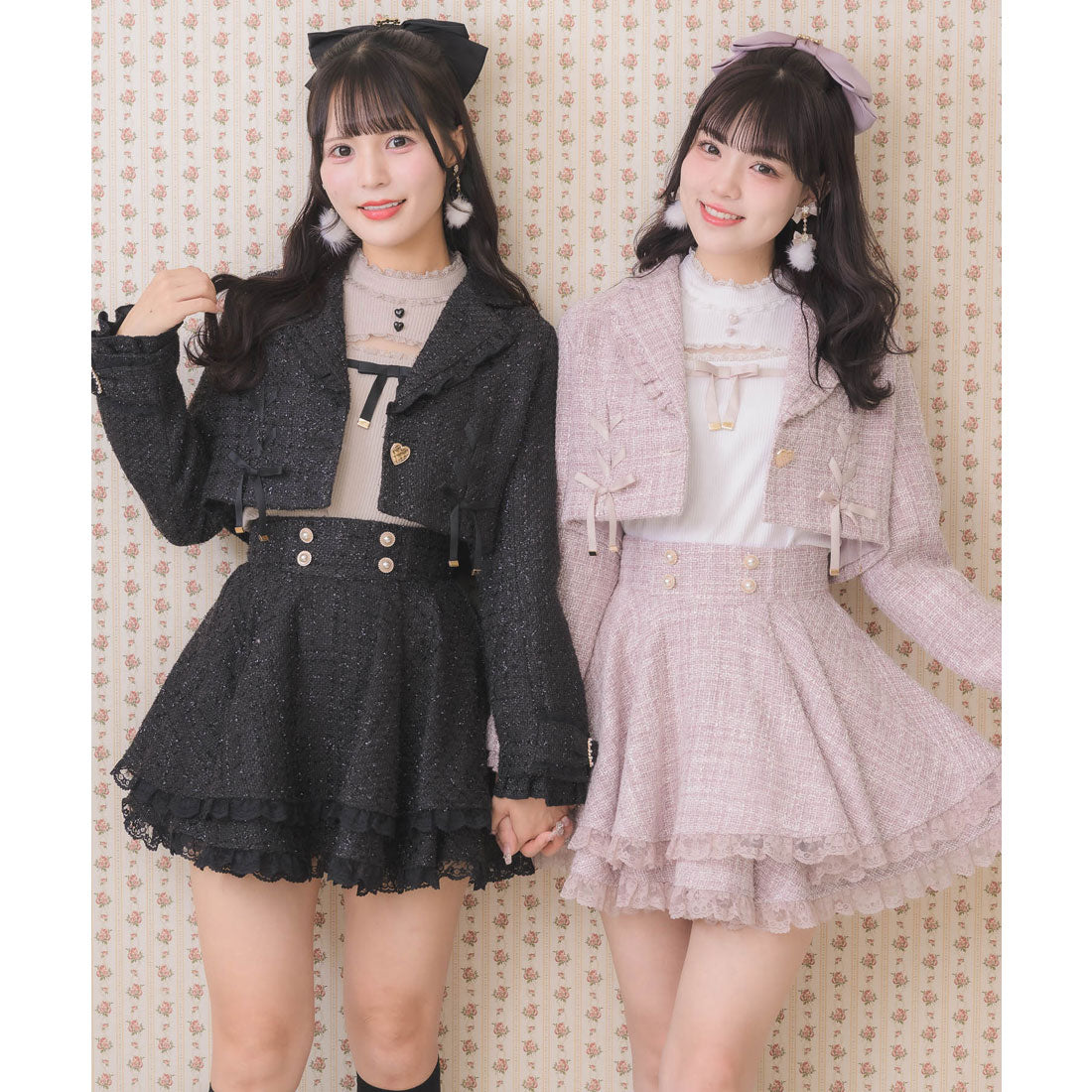 ロジータ ROJITA サイドレースアップショートジャケット （ブラック） ブラック