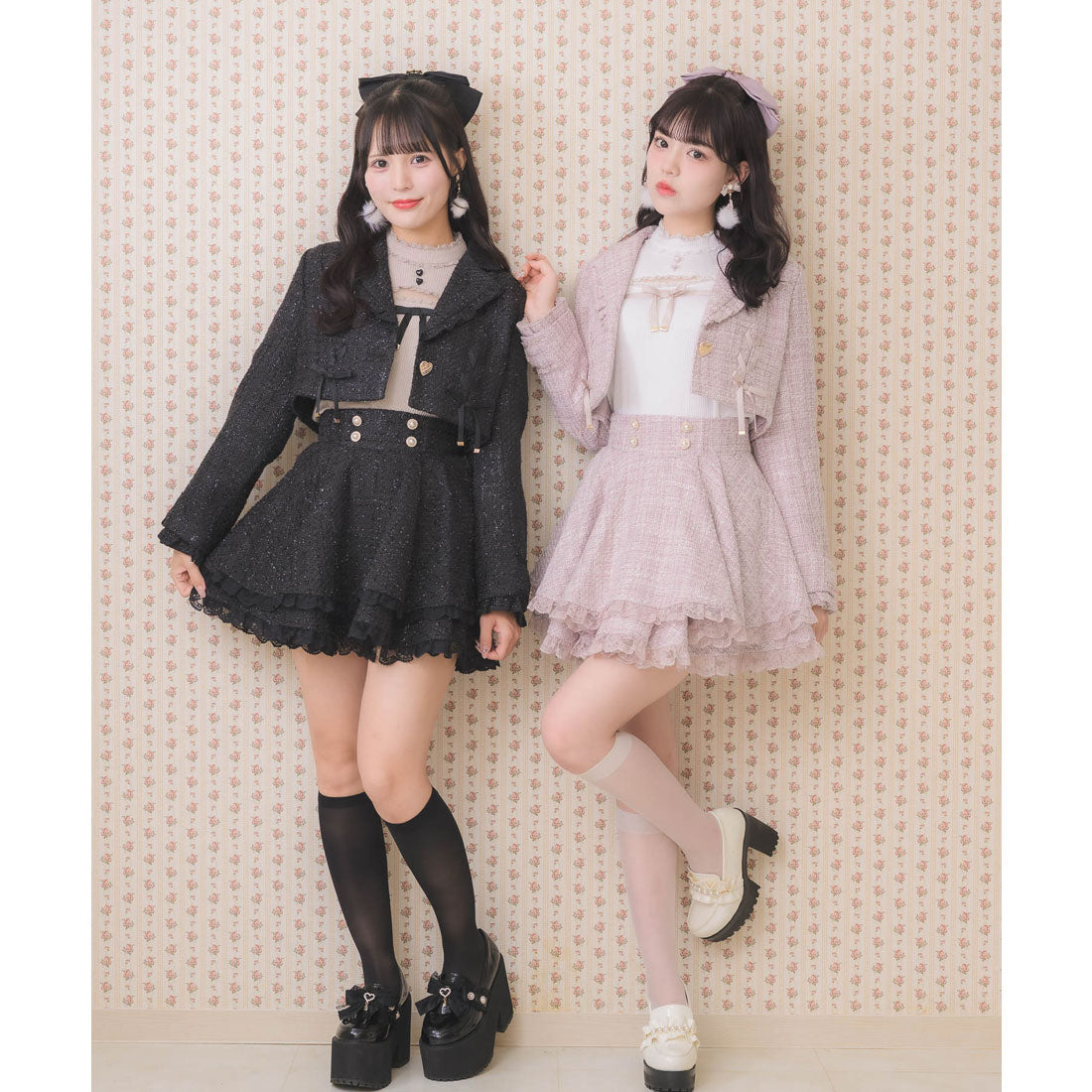 ロジータ ROJITA サイドレースアップショートジャケット （ブラック） ブラック