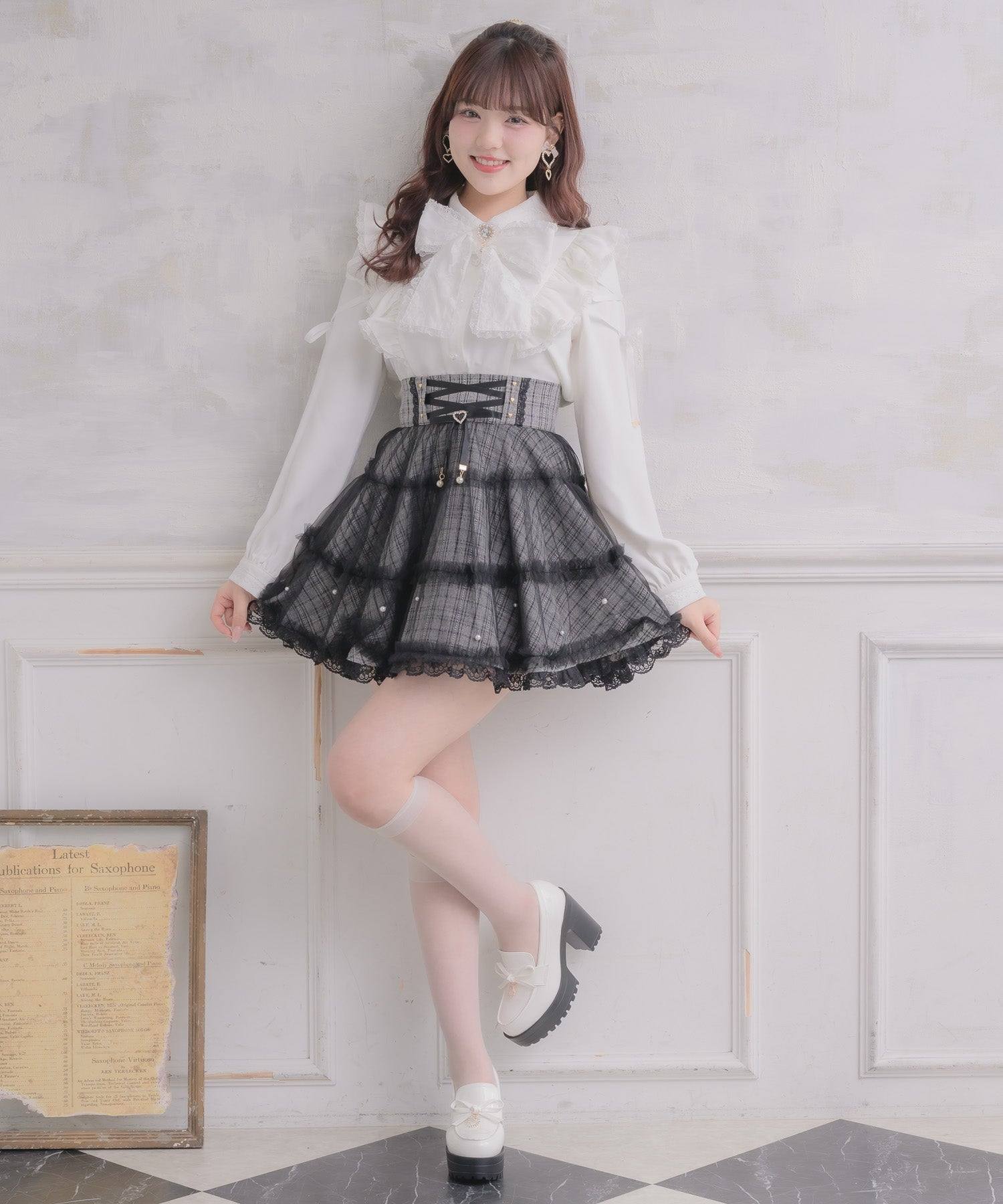 ロジータ ROJITA ボータイレースアップスリーブブラウス （ホワイト） ホワイト