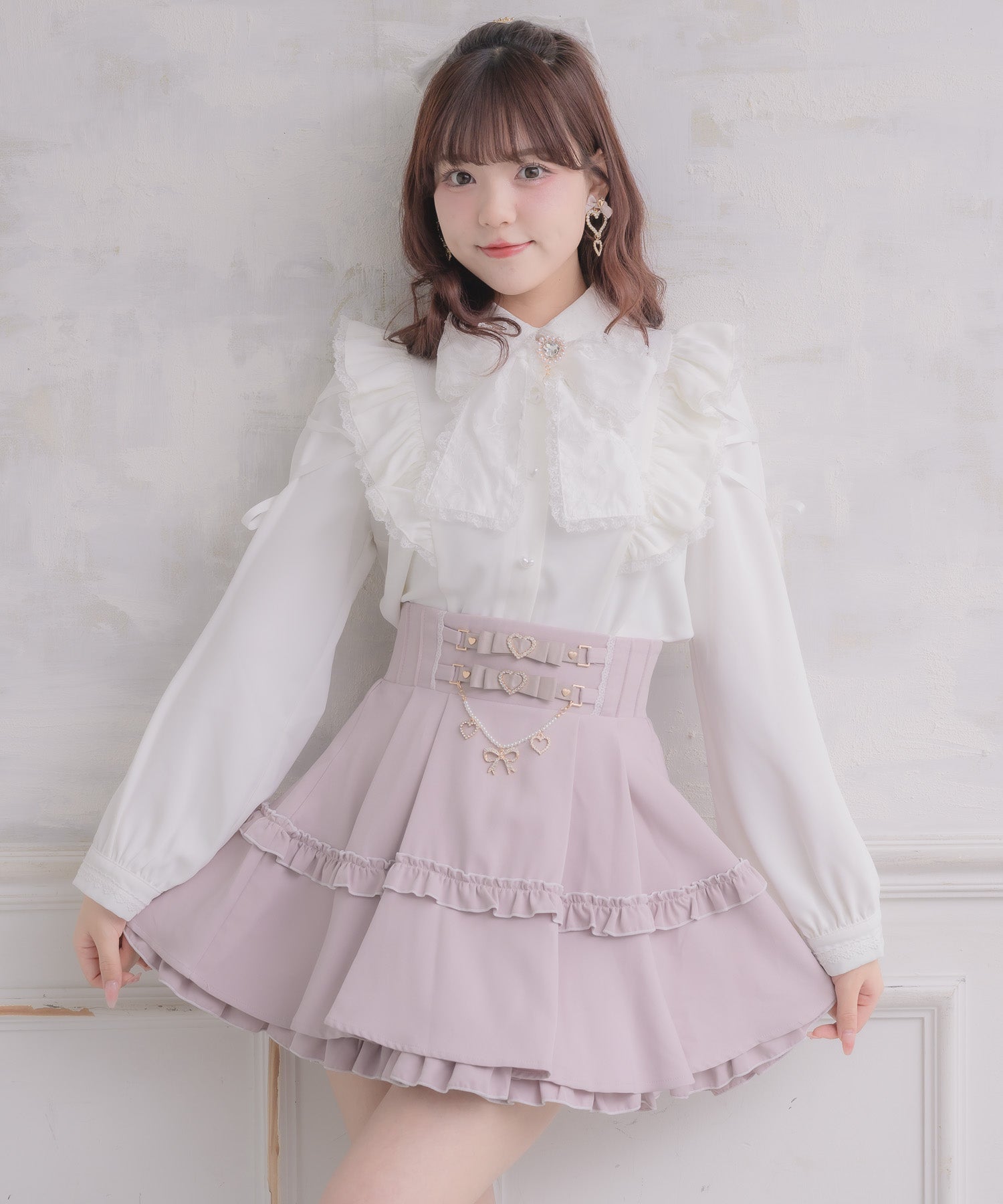 ロジータ ROJITA ウエストリボンデザインスカート （ピンク） ピンク