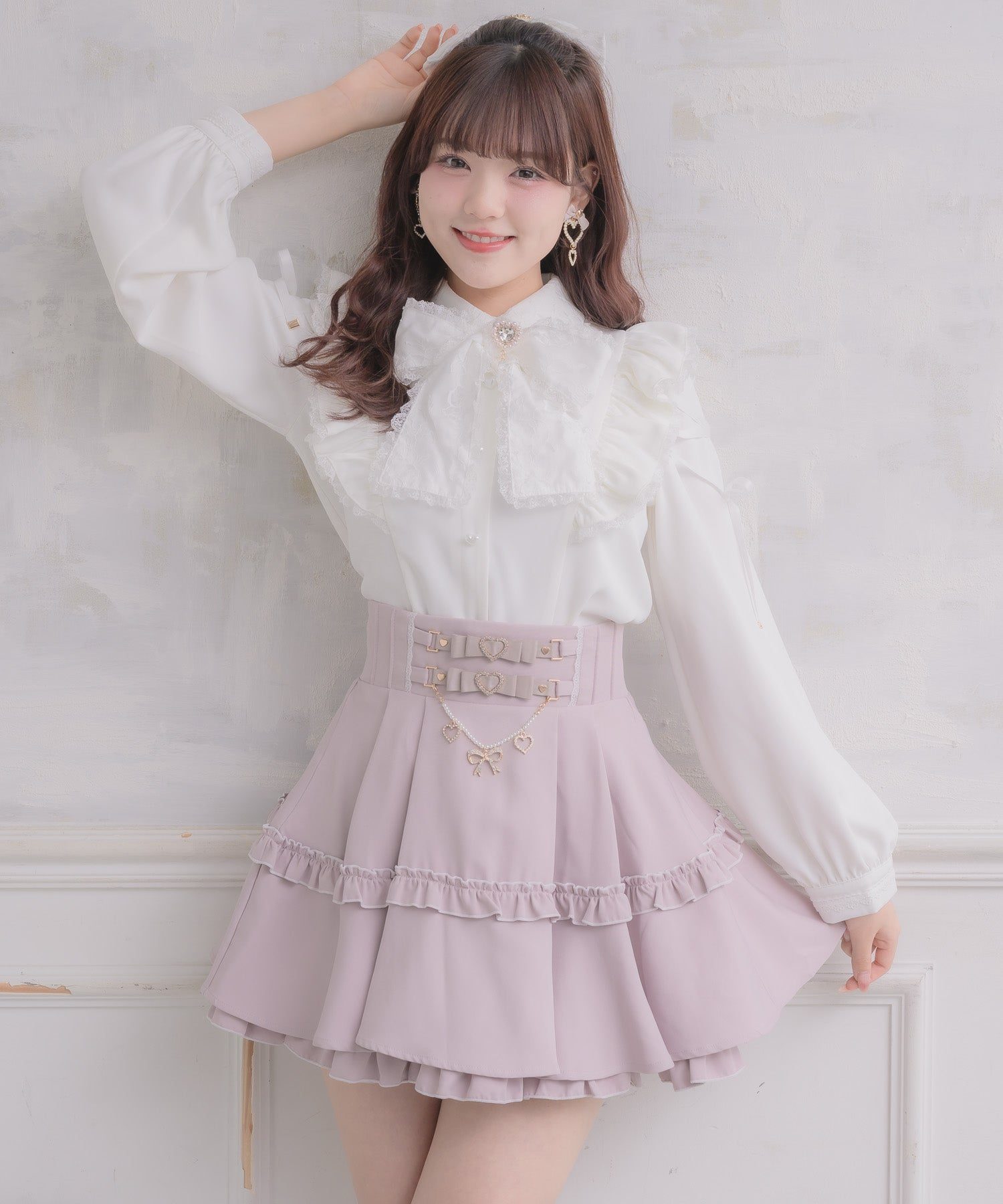 ロジータ ROJITA ウエストリボンデザインスカート （ピンク） ピンク