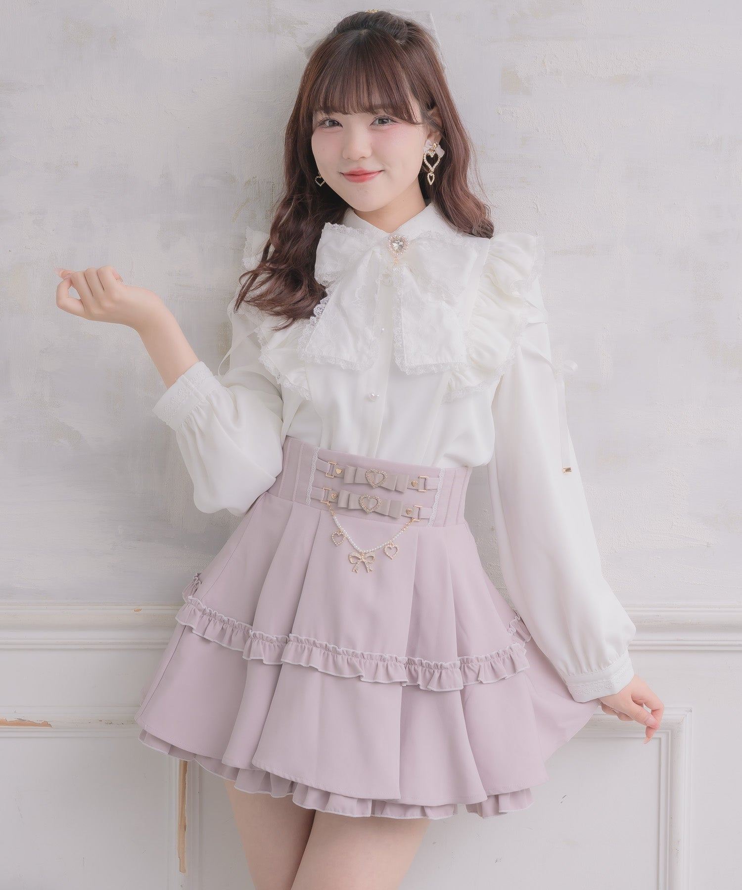 ロジータ ROJITA ウエストリボンデザインスカート （ピンク） ピンク