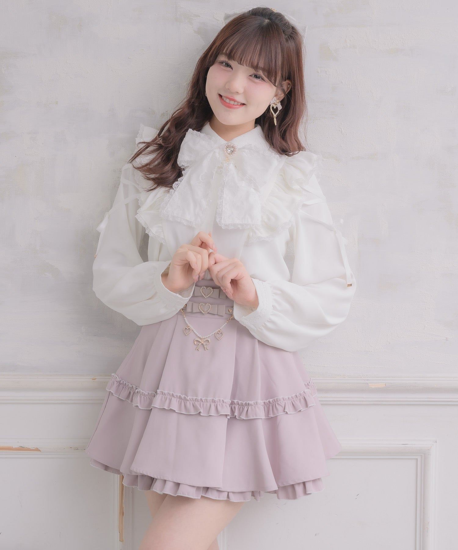 ロジータ ROJITA ウエストリボンデザインスカート （ピンク） ピンク