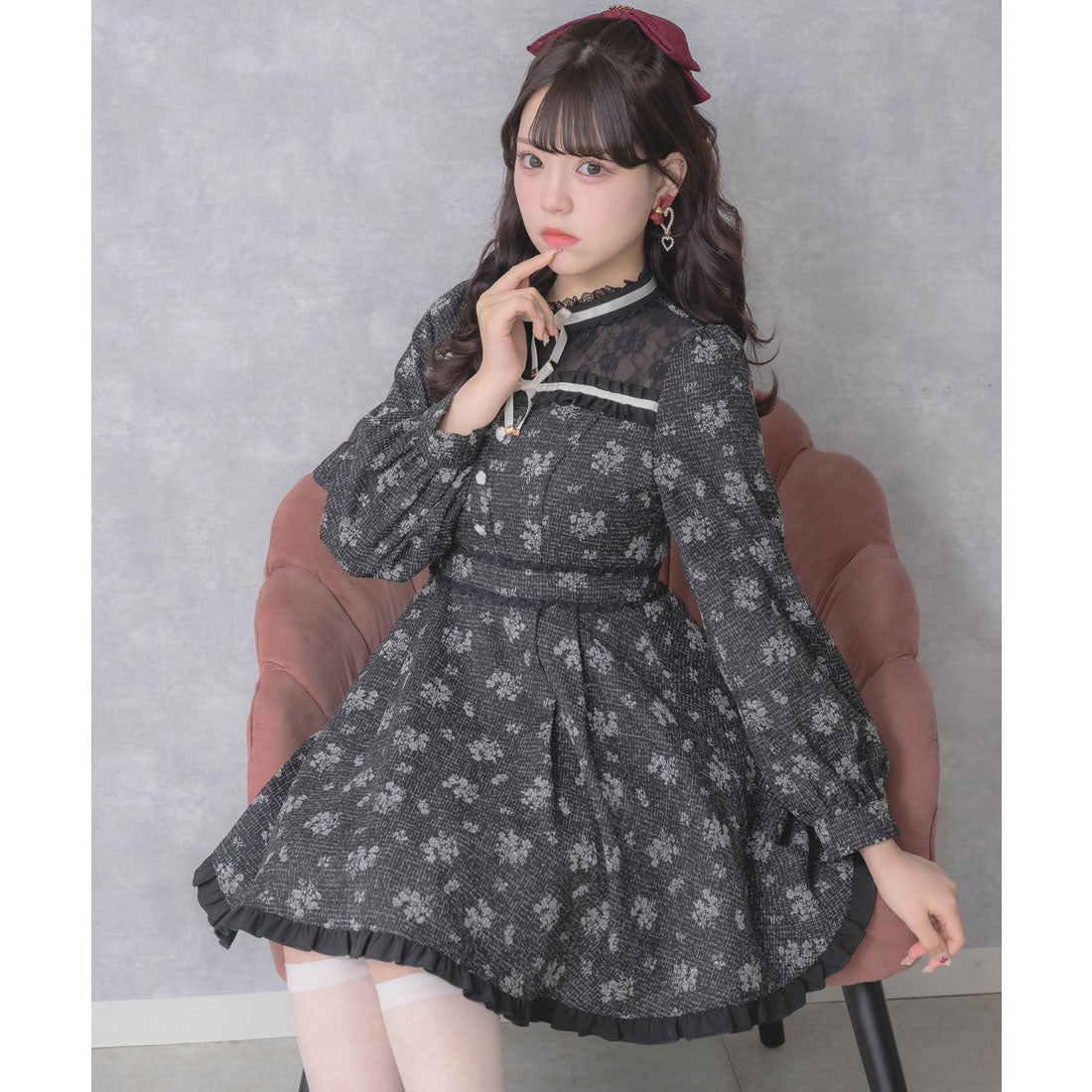 ロジータ ROJITA リボンテープフリルワンピース （マルチ） マルチ