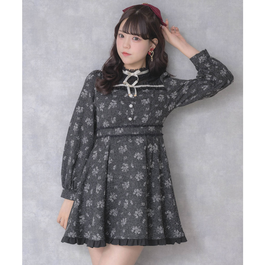 ロジータ ROJITA リボンテープフリルワンピース （マルチ） マルチ