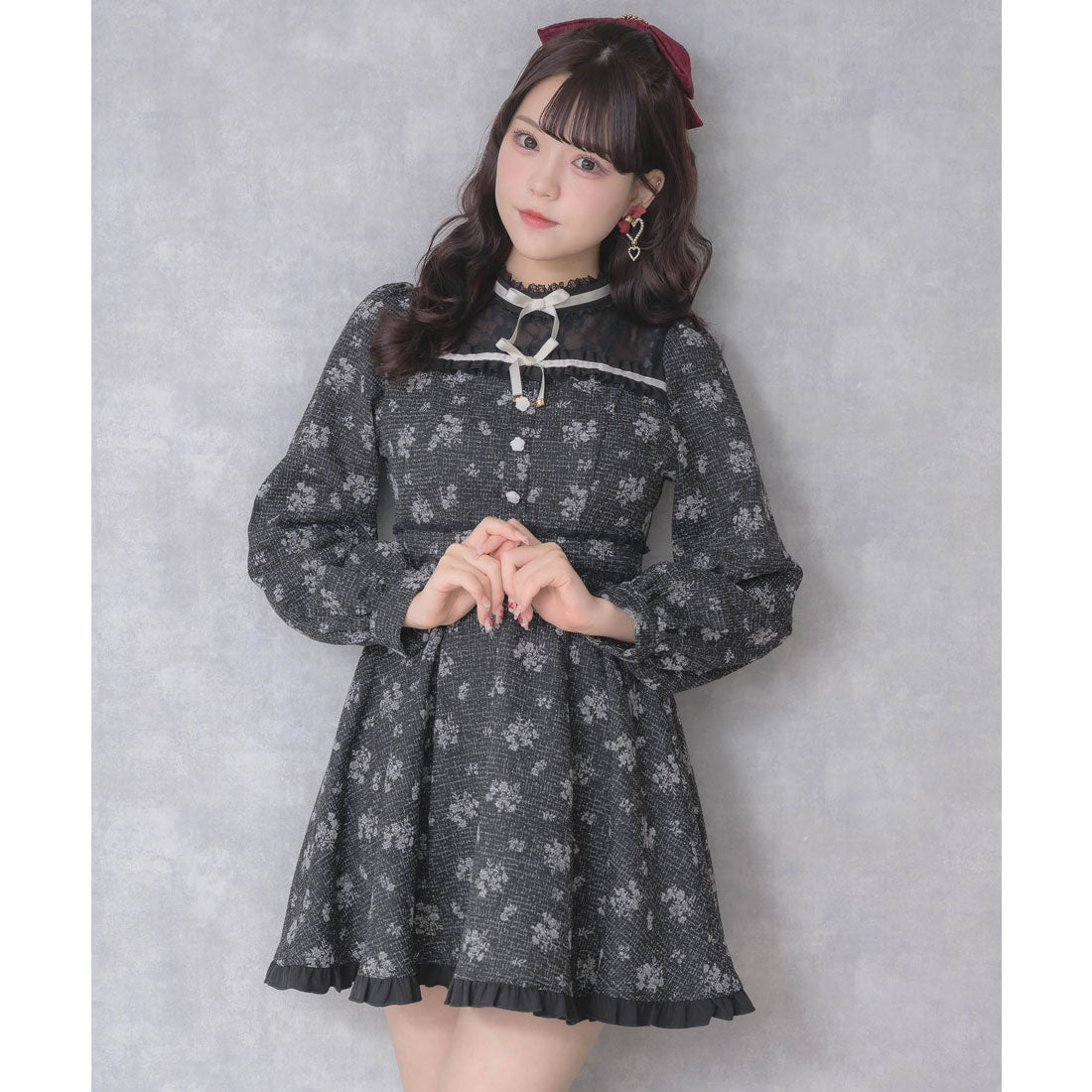 ロジータ ROJITA リボンテープフリルワンピース （マルチ） マルチ