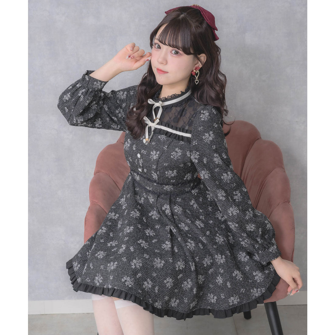 ロジータ ROJITA リボンテープフリルワンピース （マルチ） マルチ