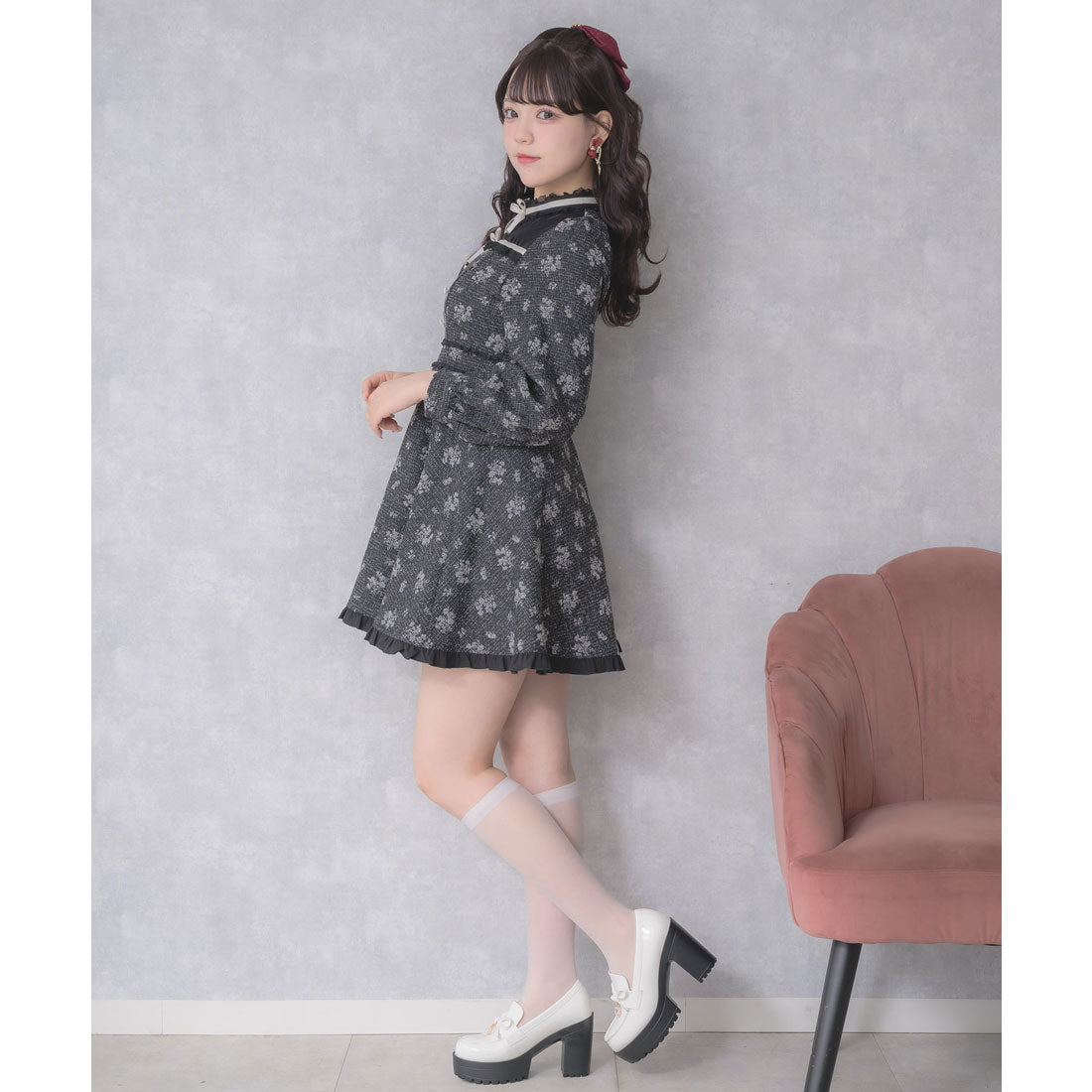 ロジータ ROJITA リボンテープフリルワンピース （マルチ） マルチ