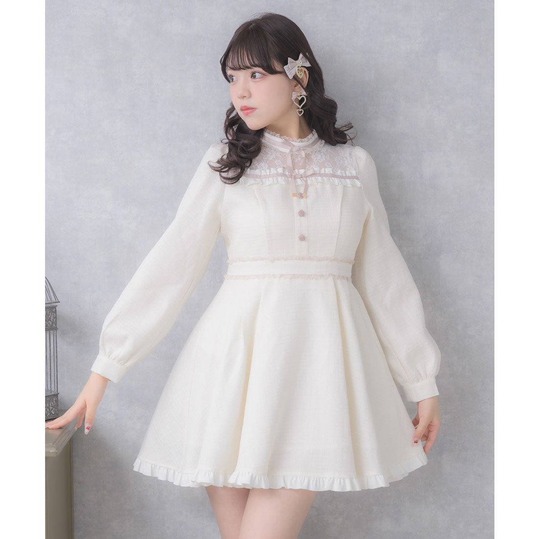 ロジータ ROJITA リボンテープフリルワンピース （マルチ） マルチ