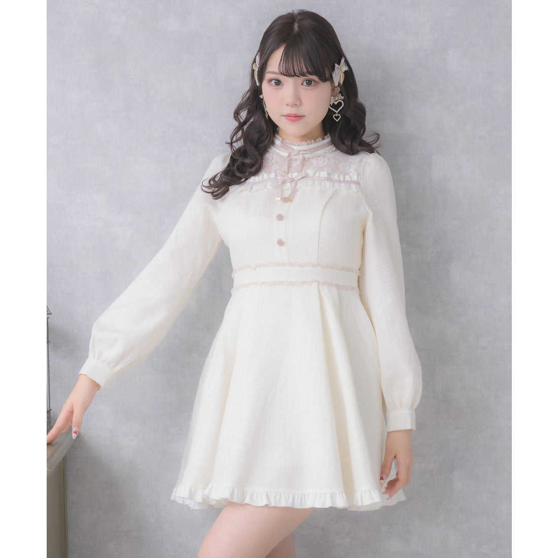 ロジータ ROJITA リボンテープフリルワンピース （マルチ） マルチ